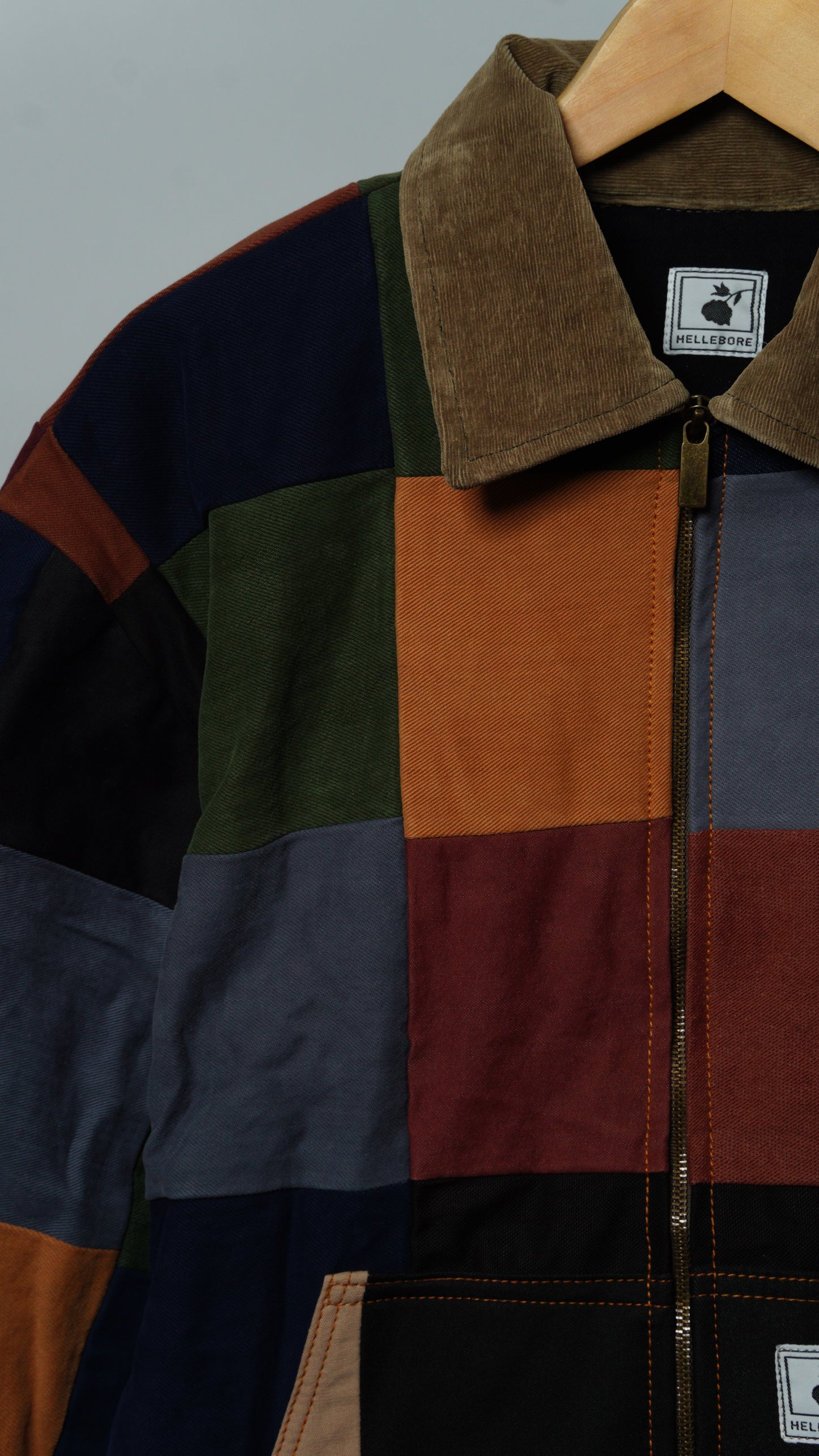 Upcycled Patchwork Jacket Size L