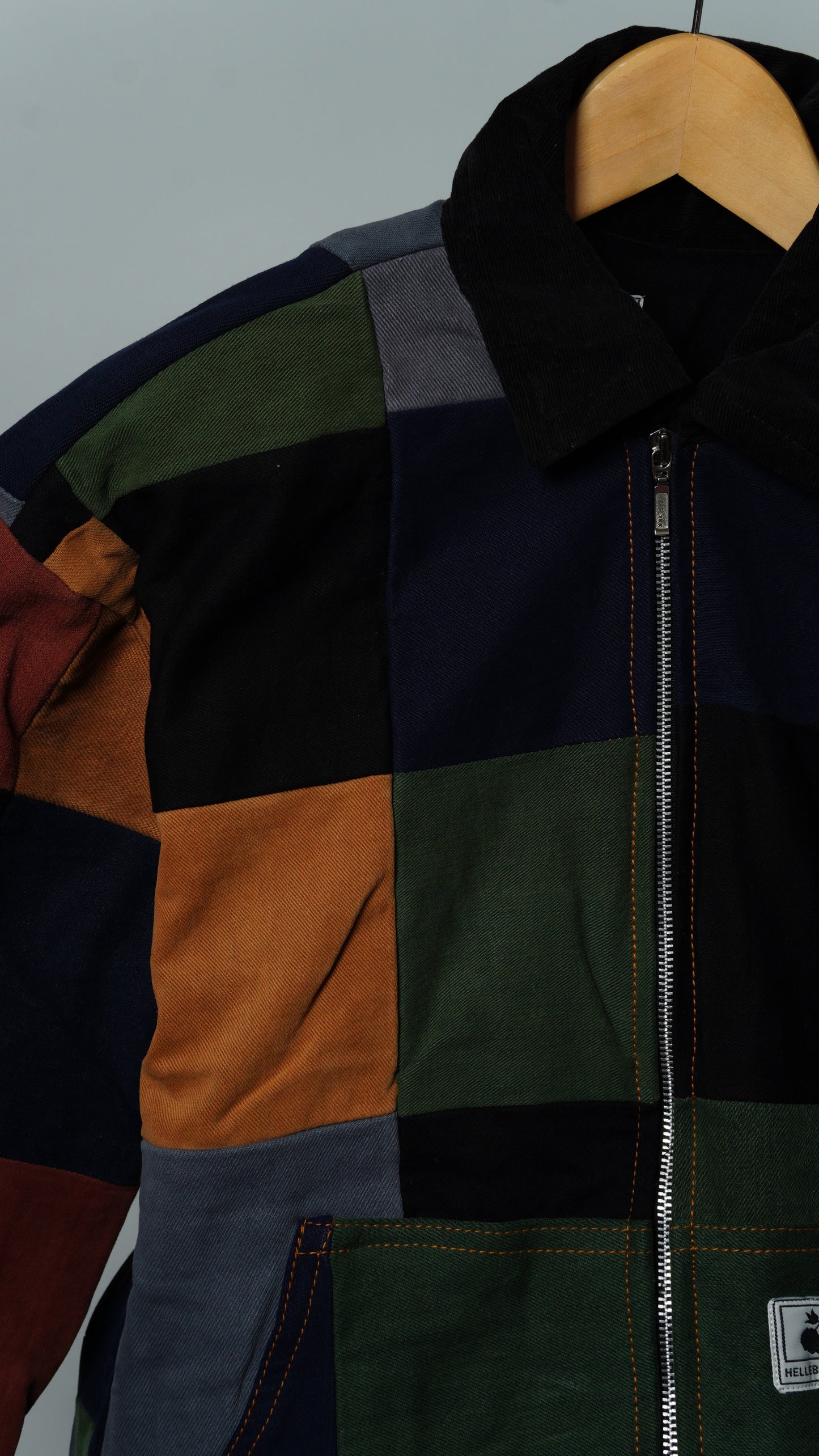 Upcycled Patchwork Jacket Size S