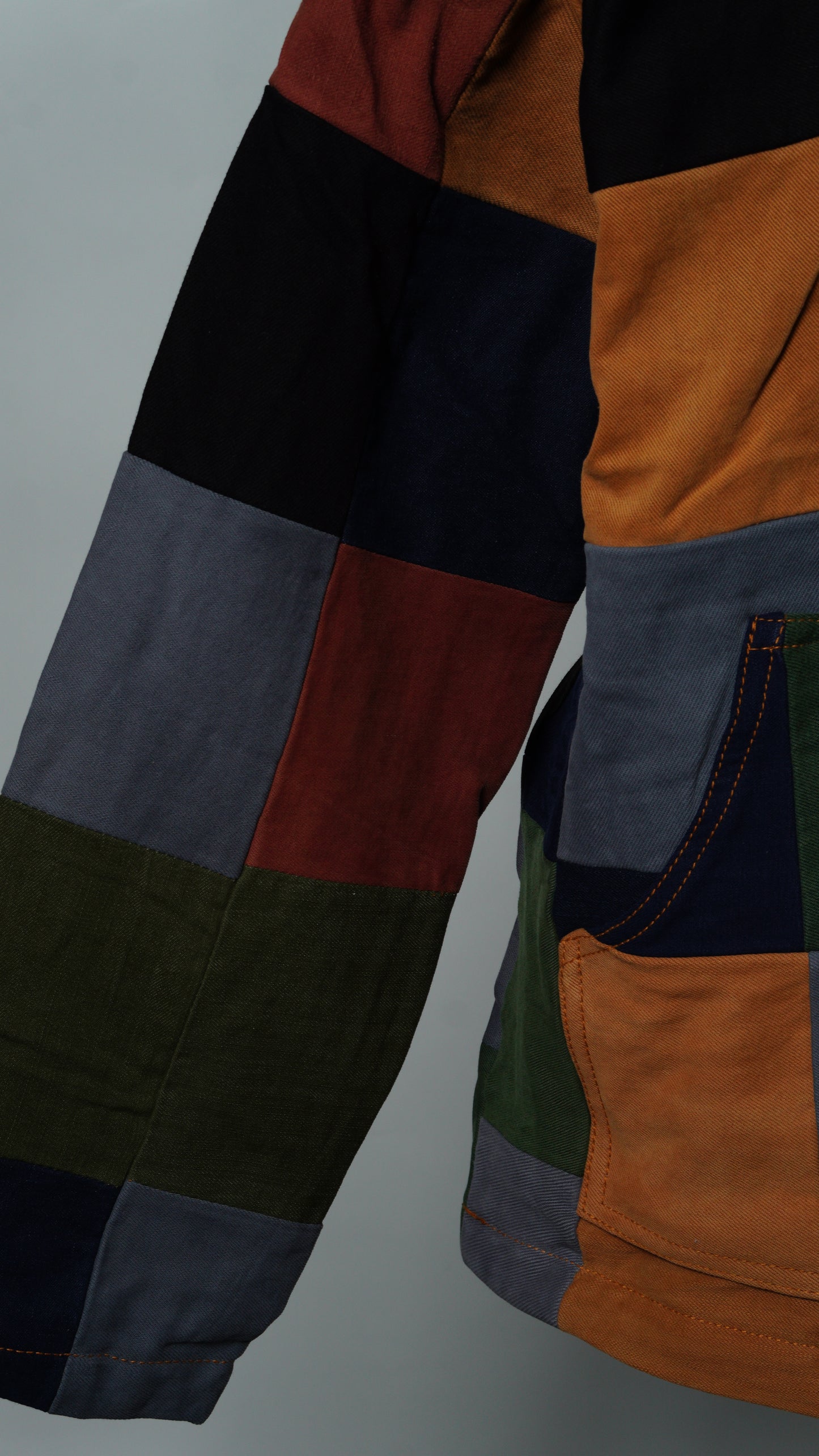 Upcycled Patchwork Jacket Size S