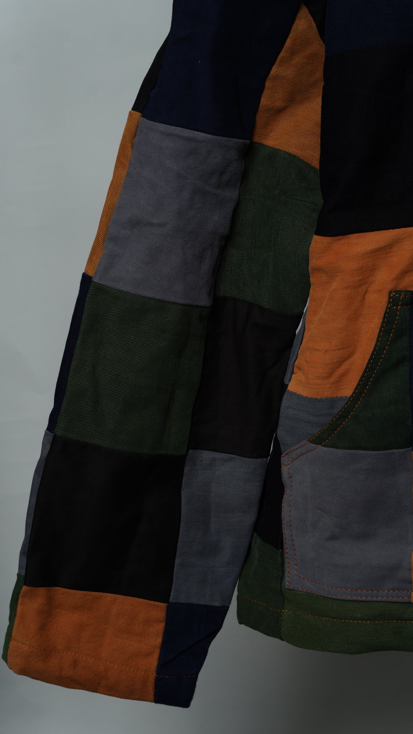 Upcycled Patchwork Jacket Size M