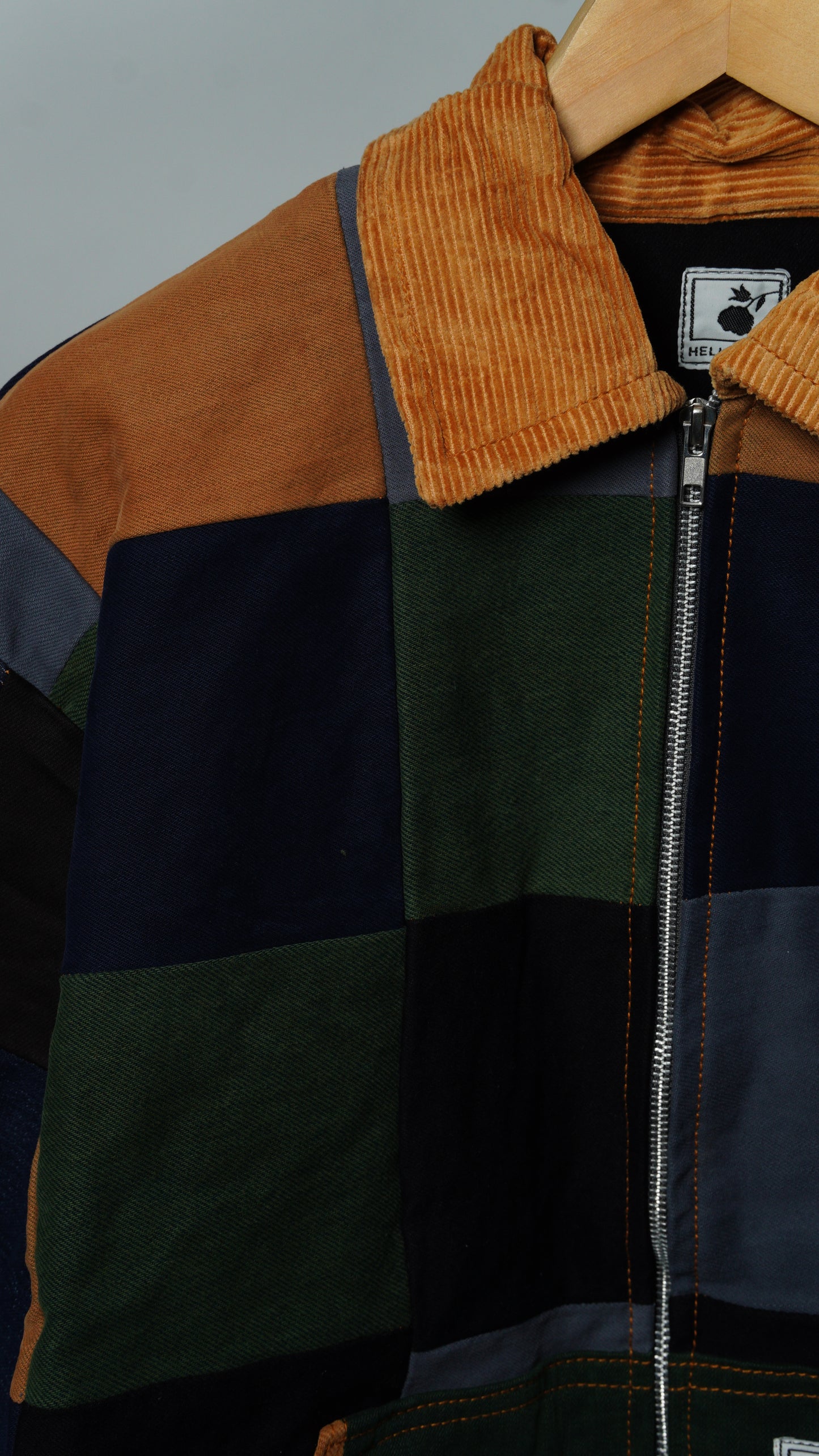 Upcycled Patchwork Jacket Size M