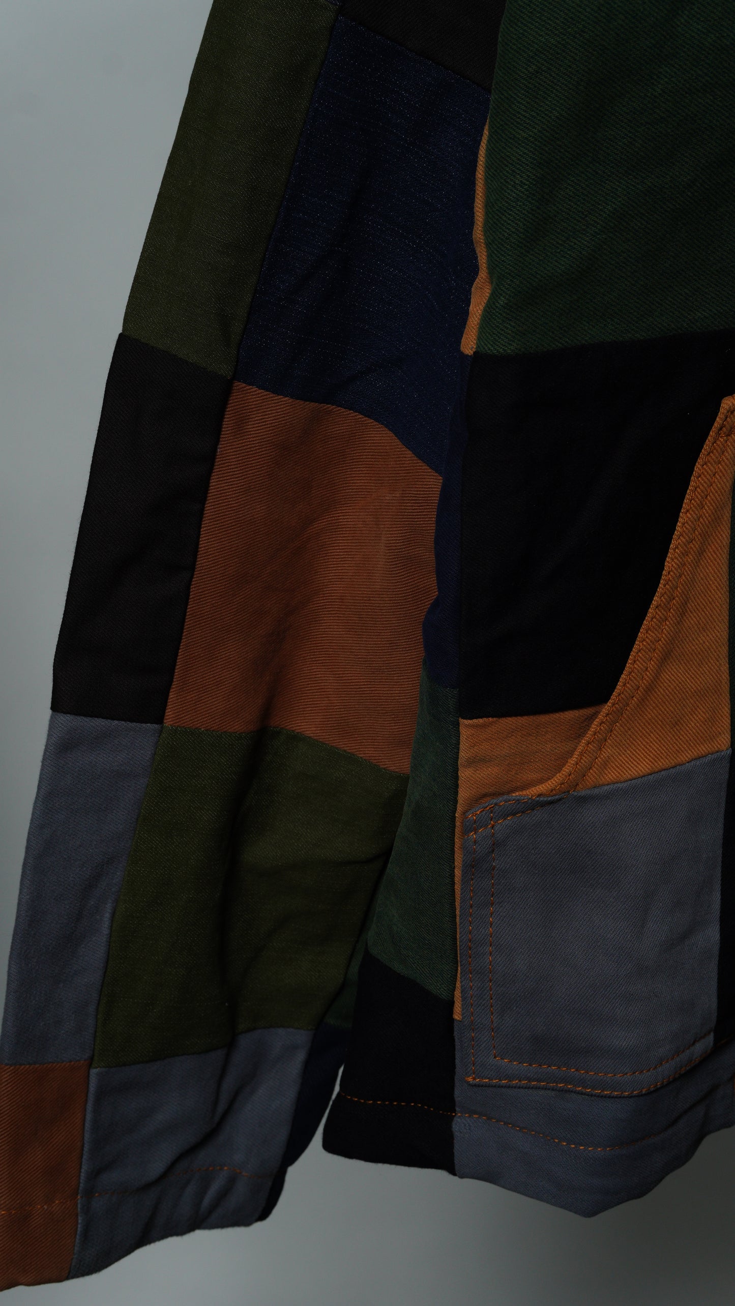 Upcycled Patchwork Jacket Size M