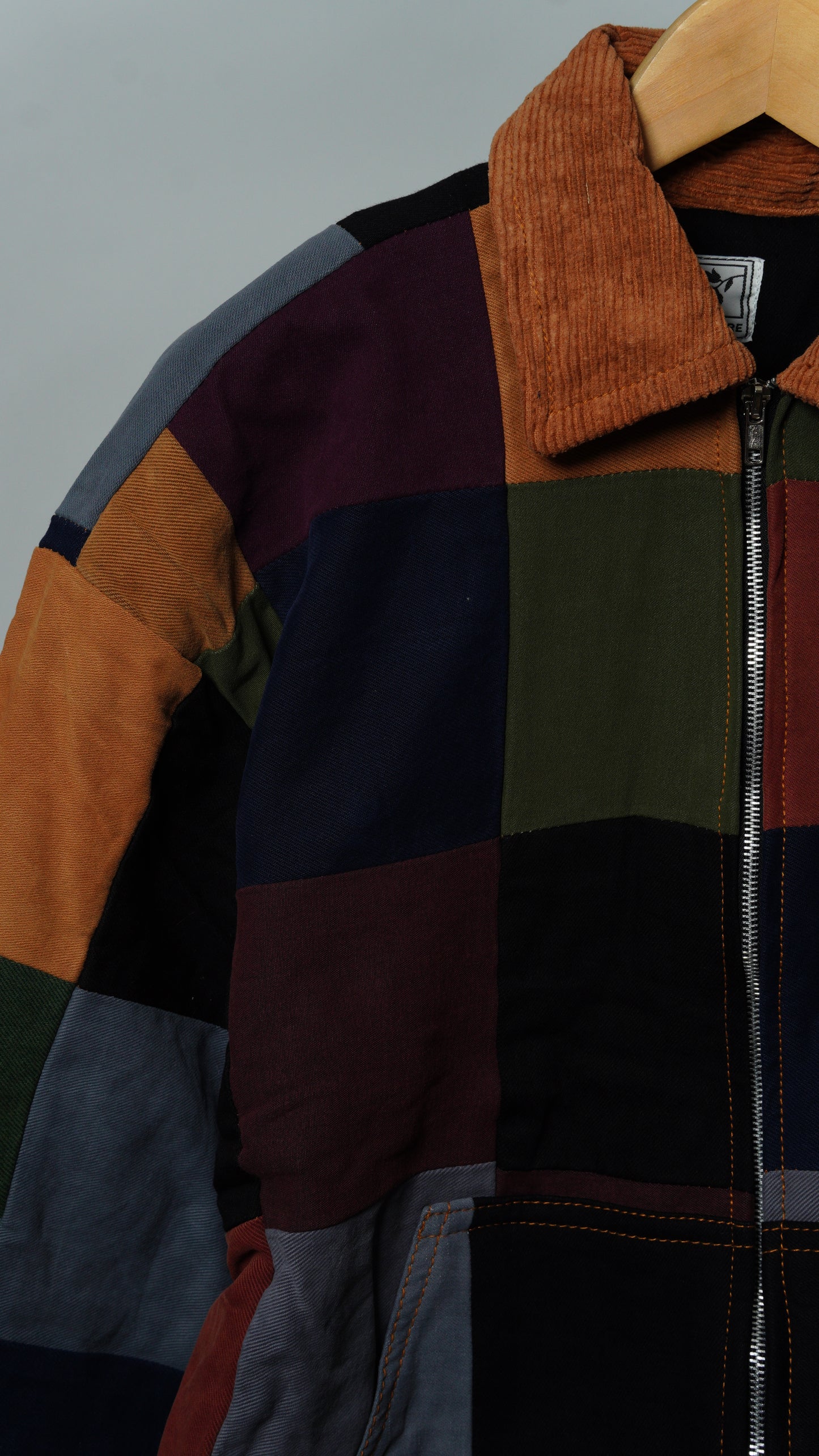 Upcycled Patchwork Jacket Size M