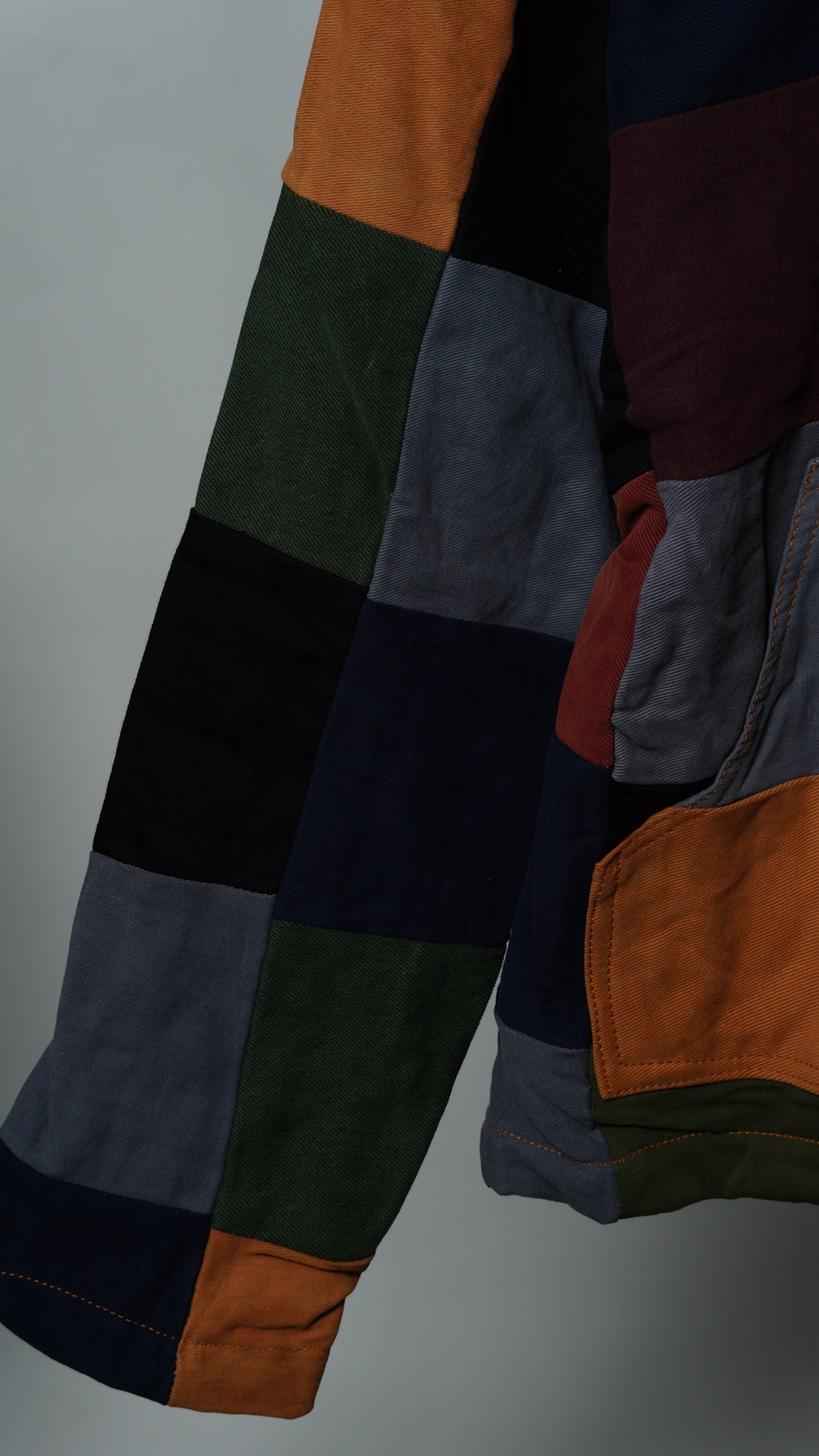 Upcycled Patchwork Jacket Size M