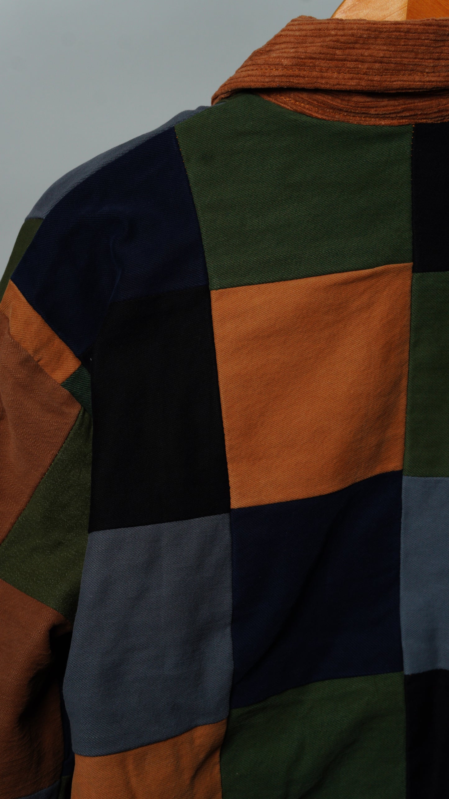 Upcycled Patchwork Jacket Size M