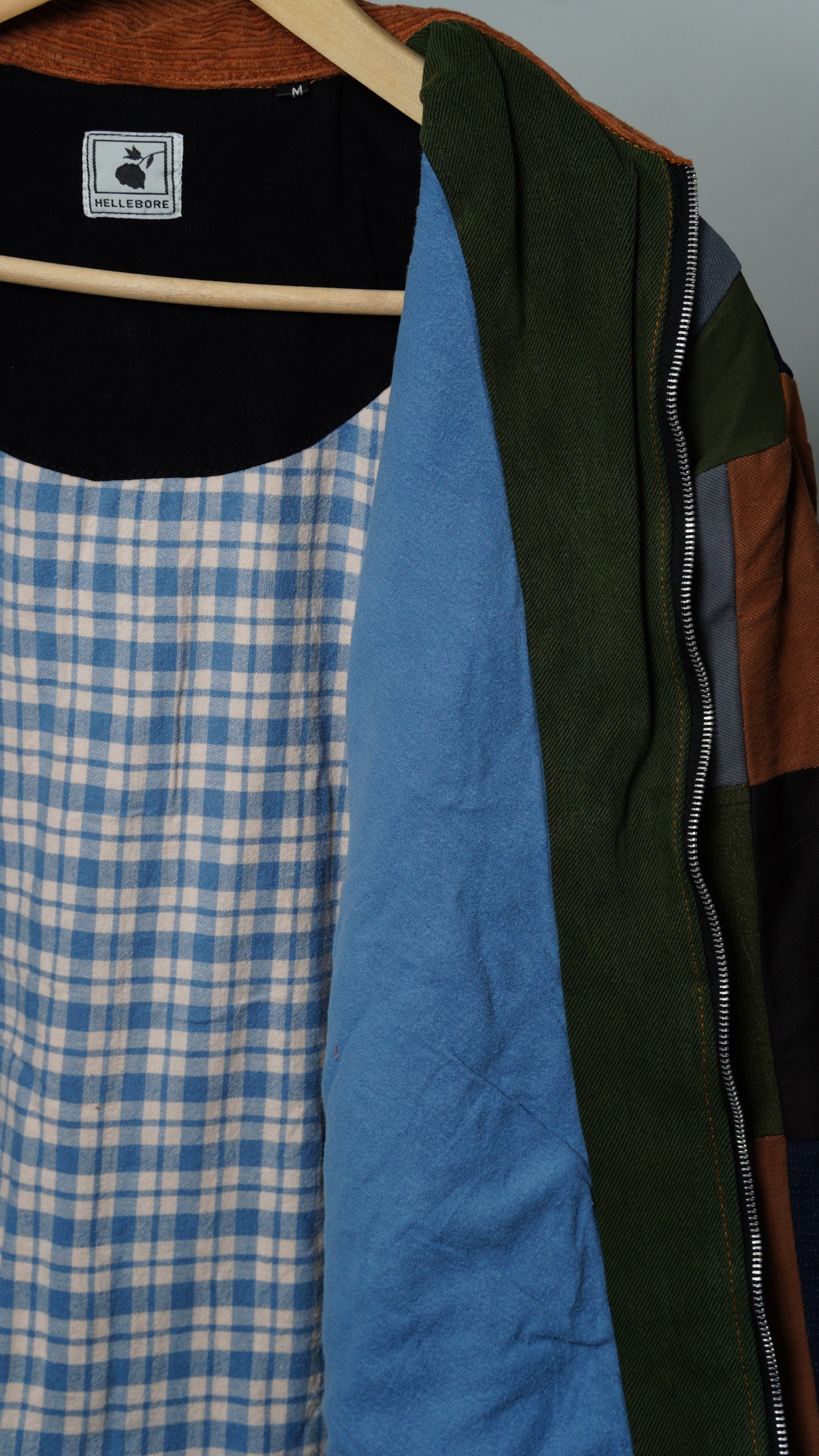 Upcycled Patchwork Jacket Size M