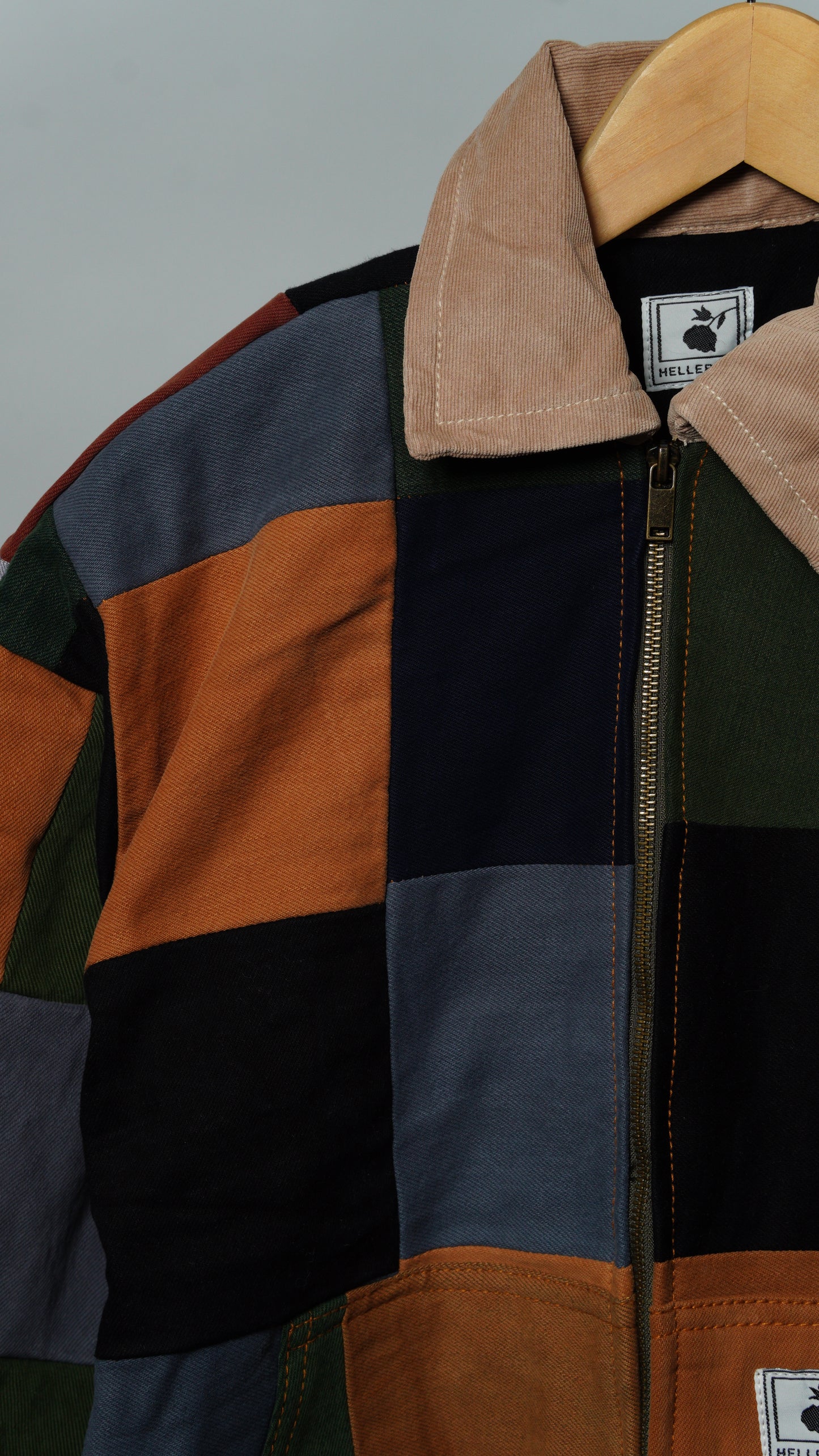 Upcycled Patchwork Jacket Size S