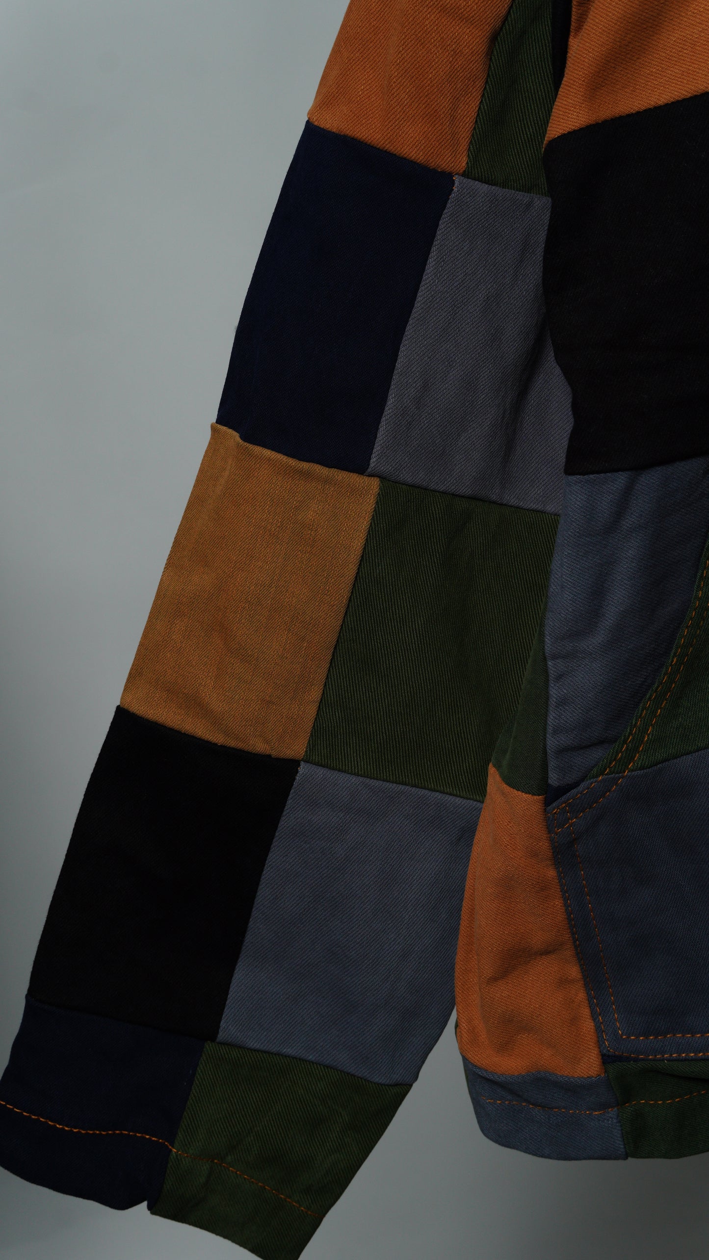 Upcycled Patchwork Jacket Size S