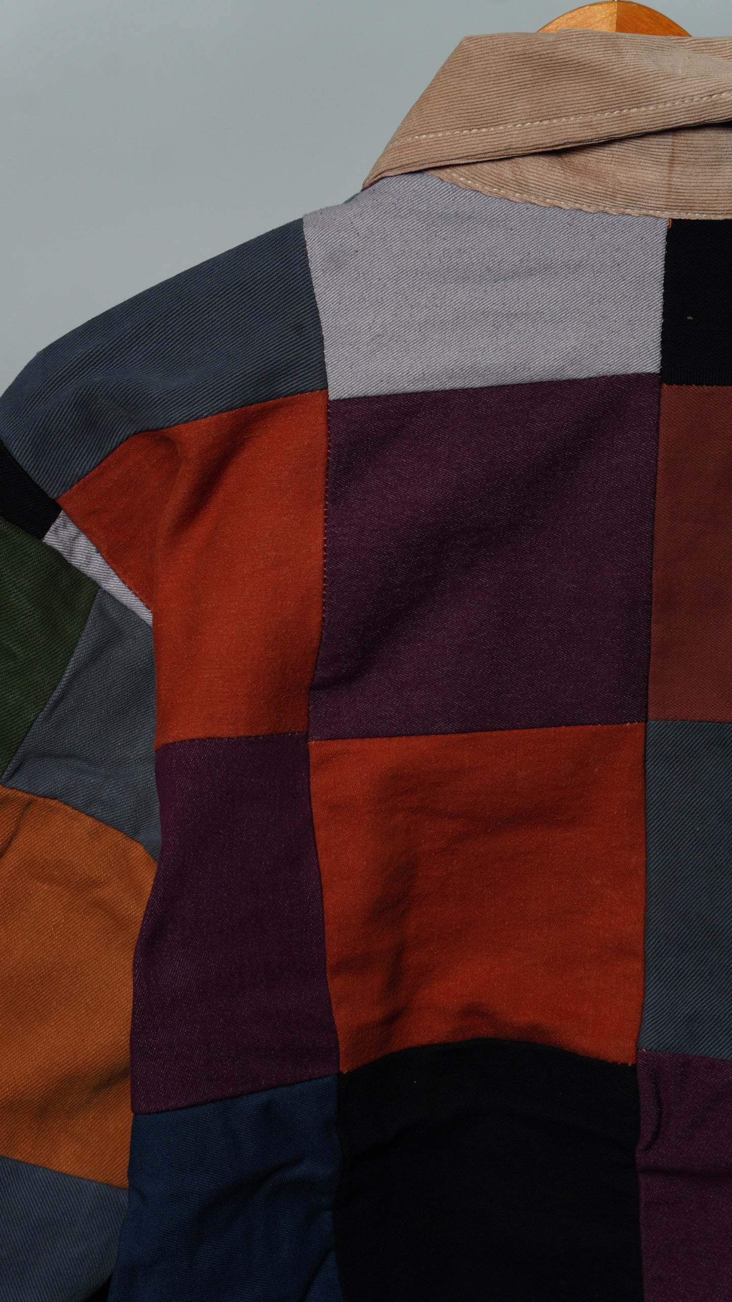 Upcycled Patchwork Jacket Size S