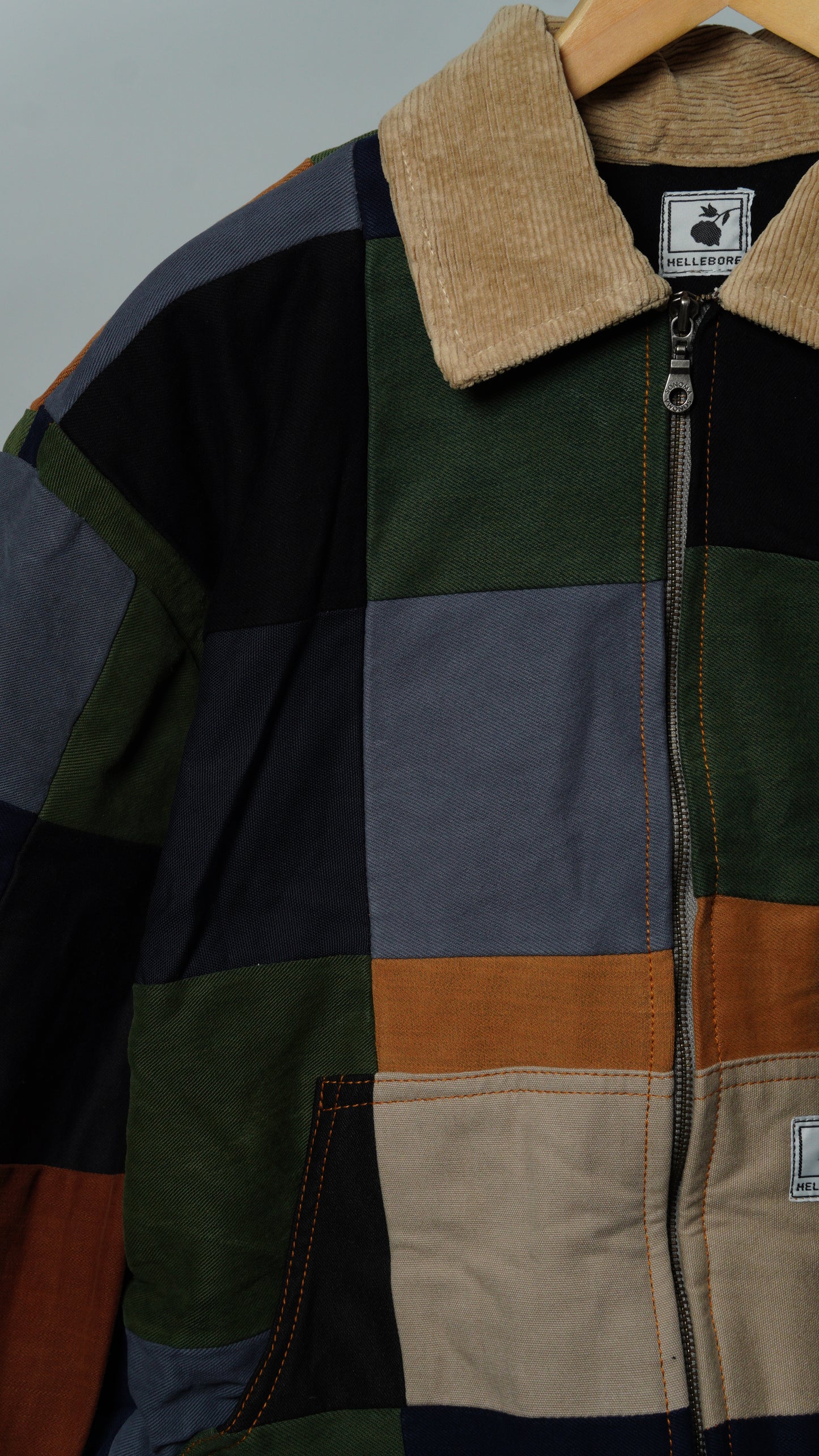 Upcycled Patchwork Jacket Size M