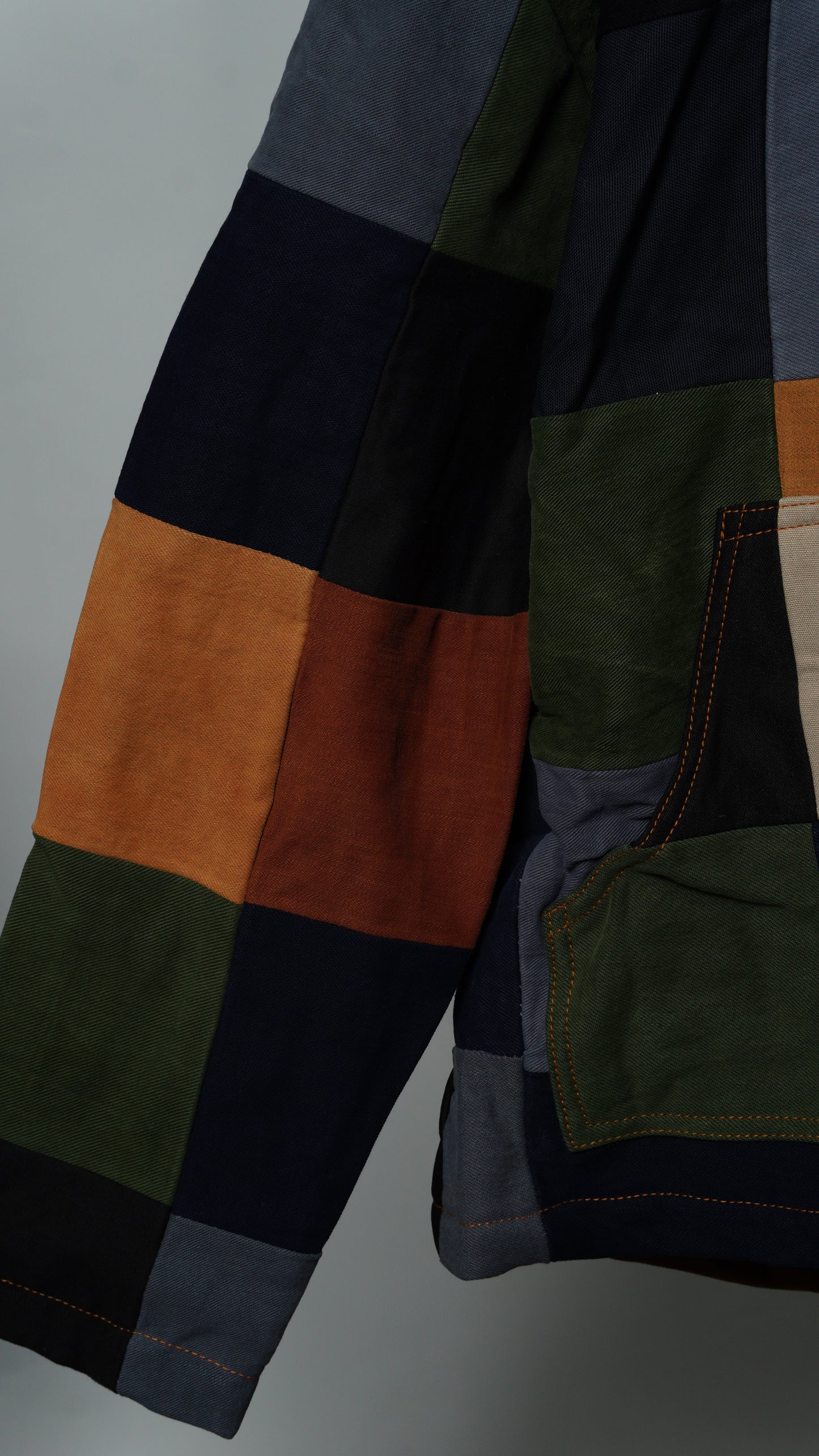 Upcycled Patchwork Jacket Size M