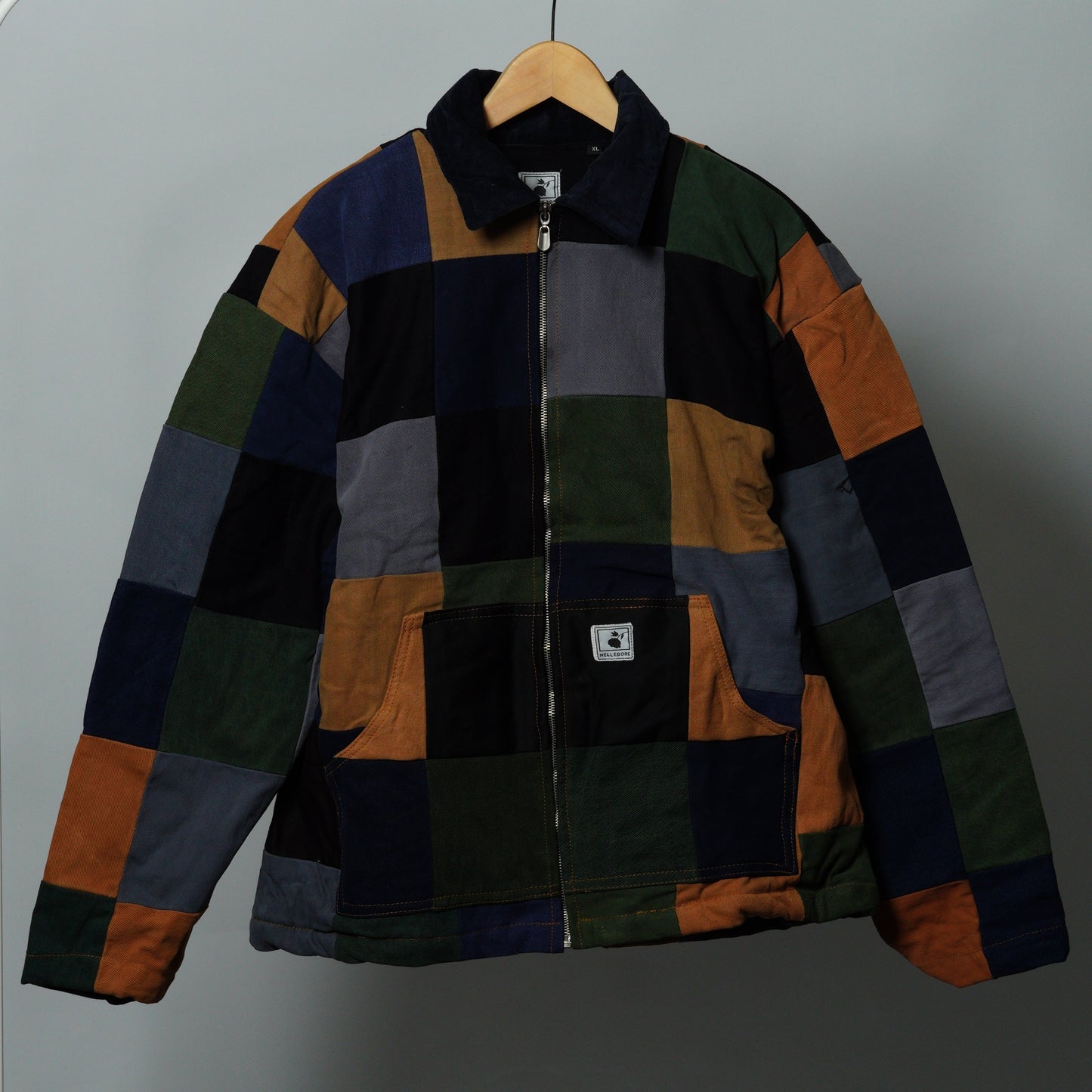 Upcycled Patchwork Jacket Size XL