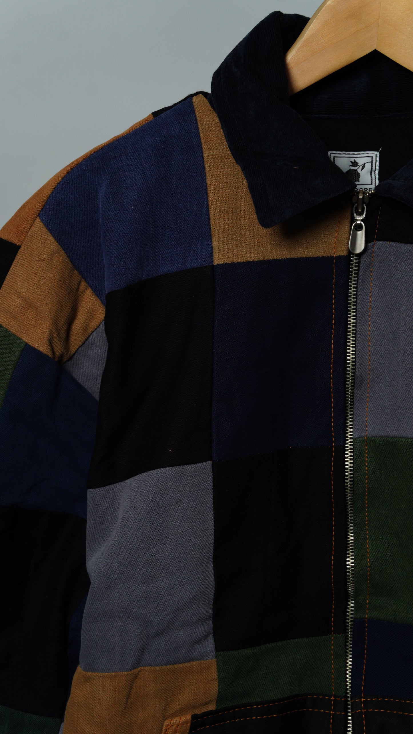 Upcycled Patchwork Jacket Size XL