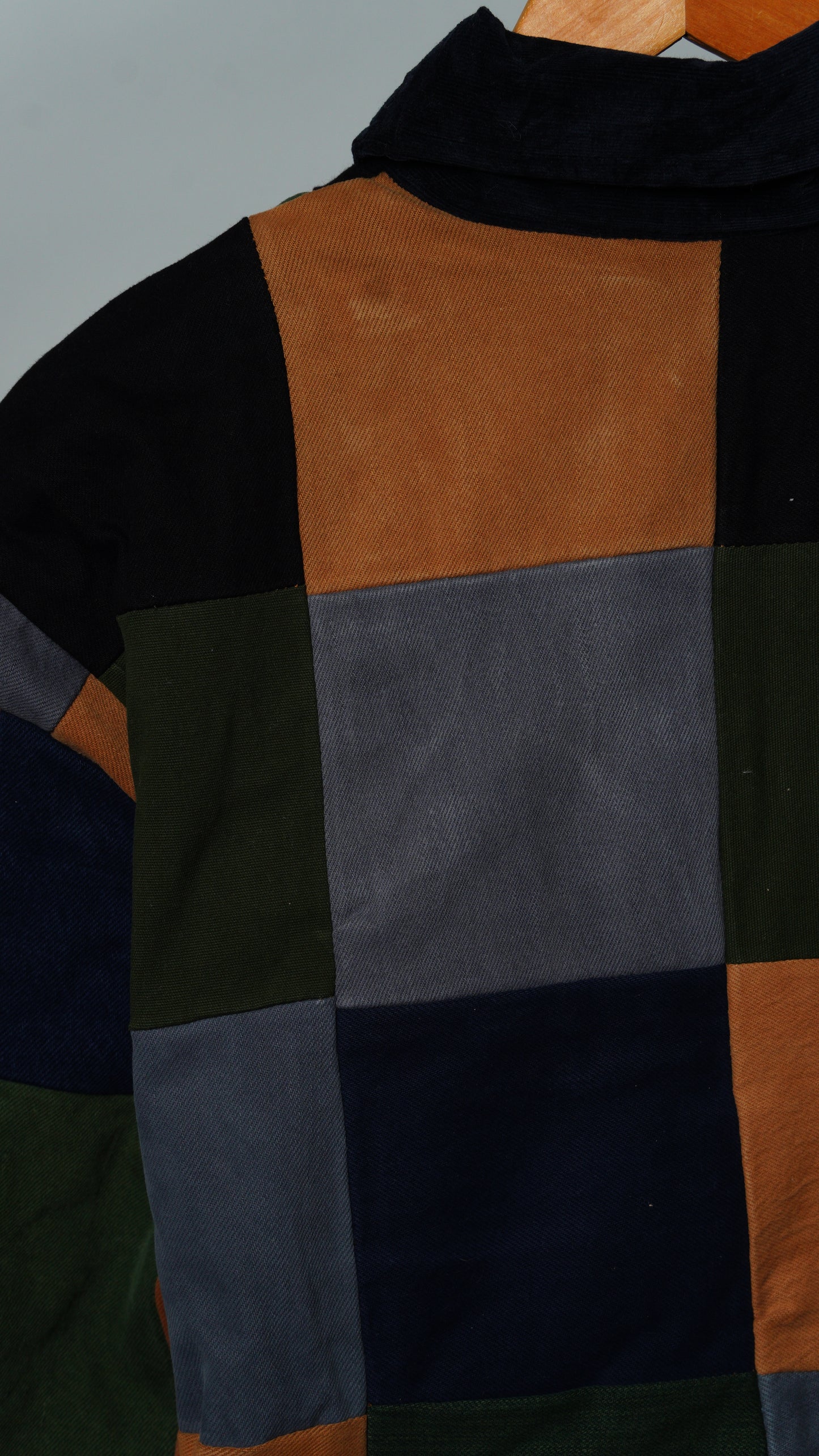 Upcycled Patchwork Jacket Size XL