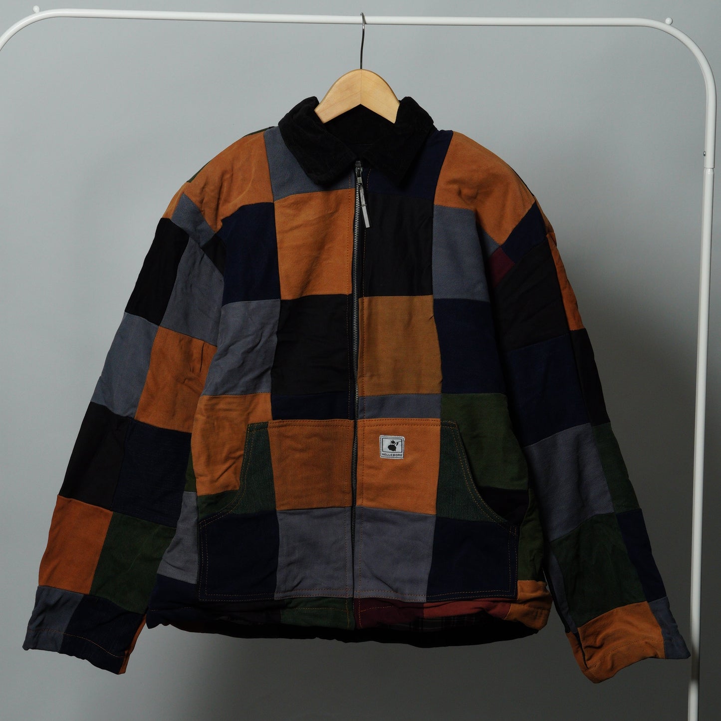 Upcycled Patchwork Jacket Size XL