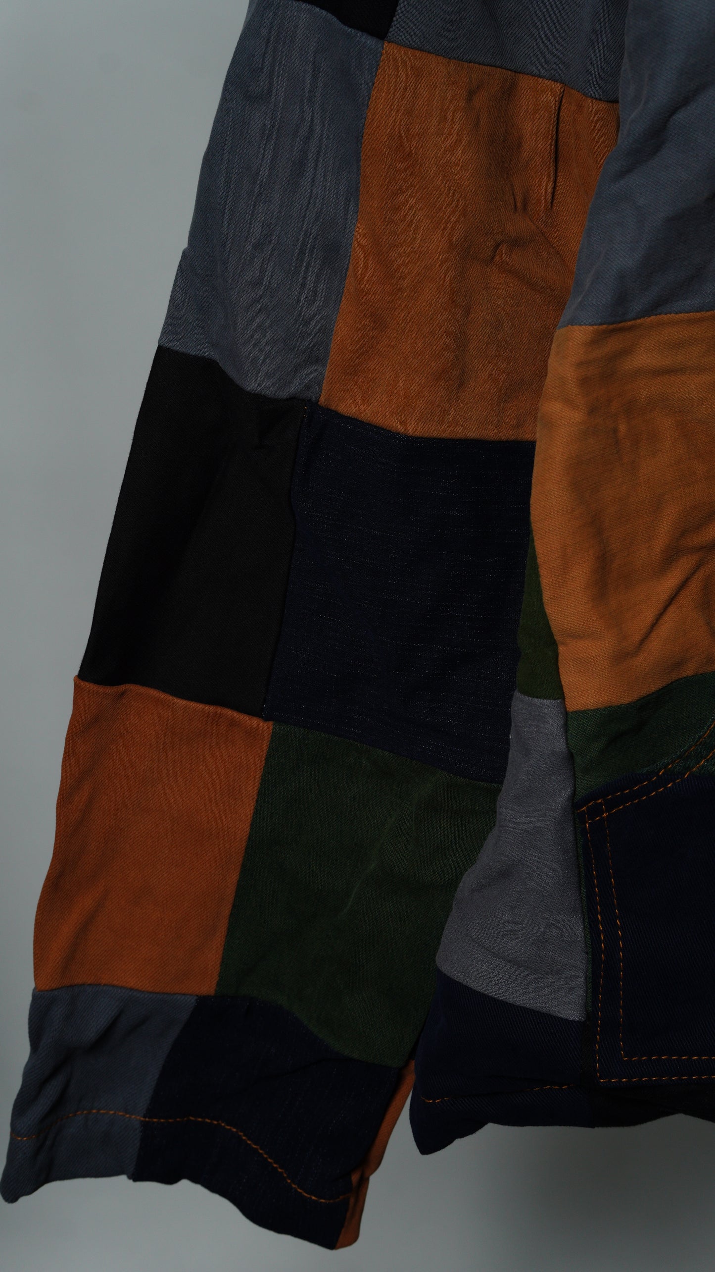 Upcycled Patchwork Jacket Size XL