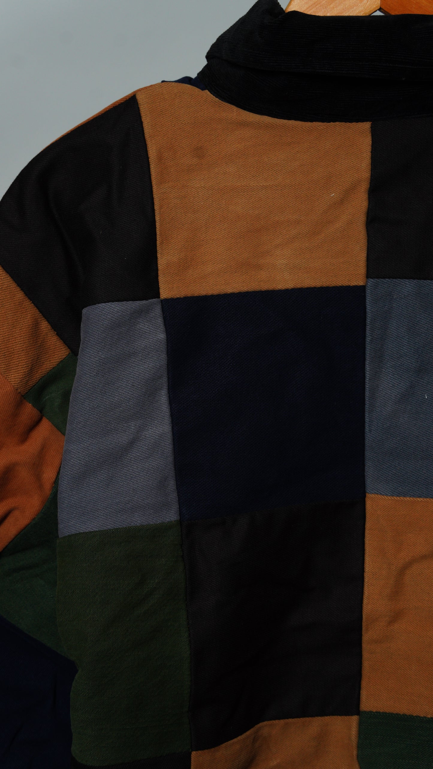 Upcycled Patchwork Jacket Size XL