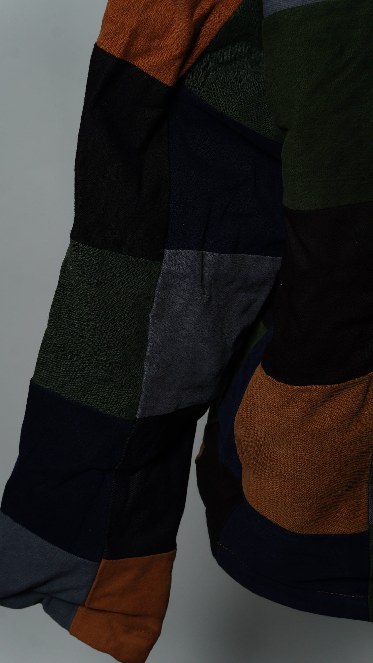 Upcycled Patchwork Jacket Size XL