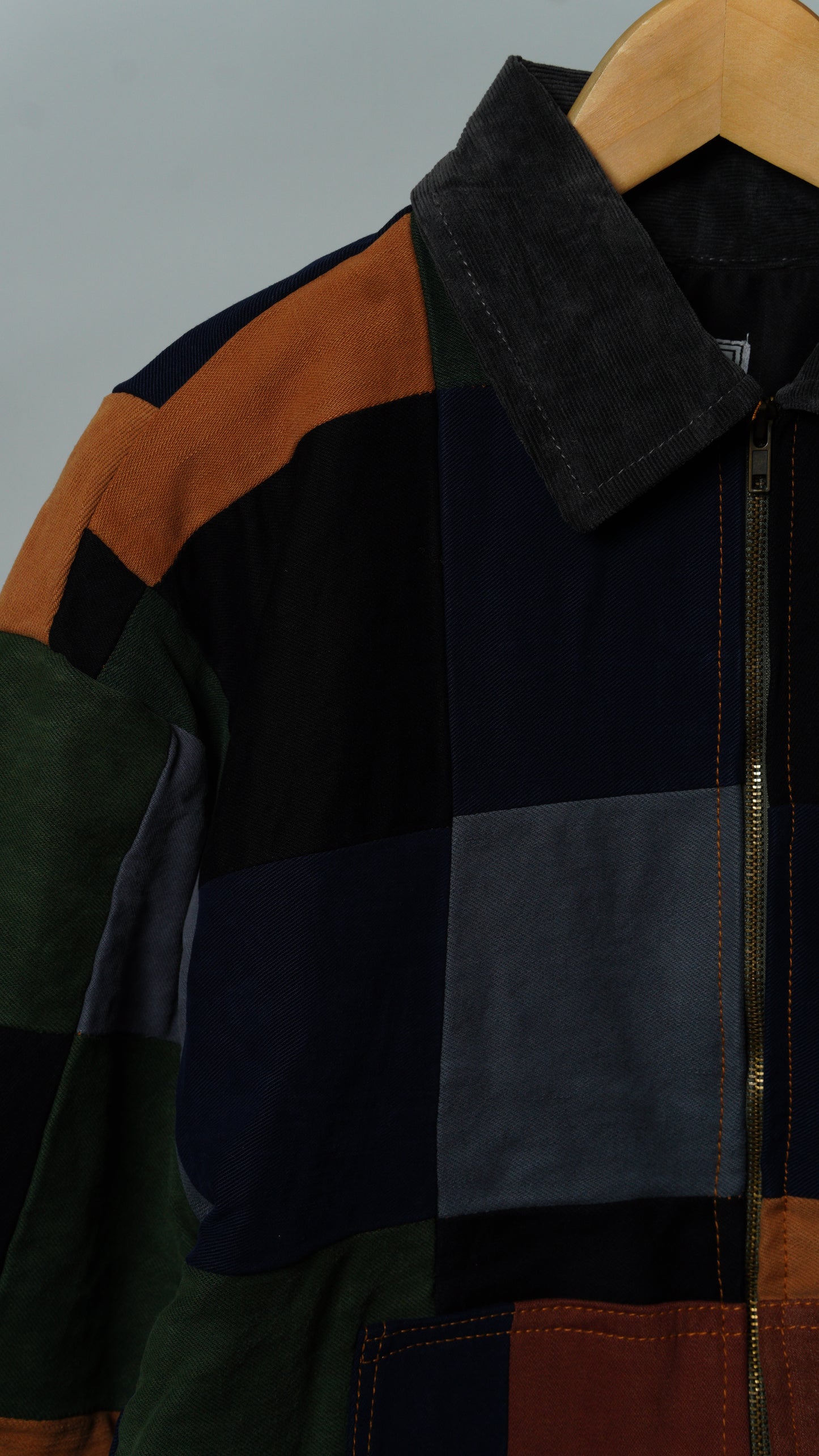 Upcycled Patchwork Jacket Size M