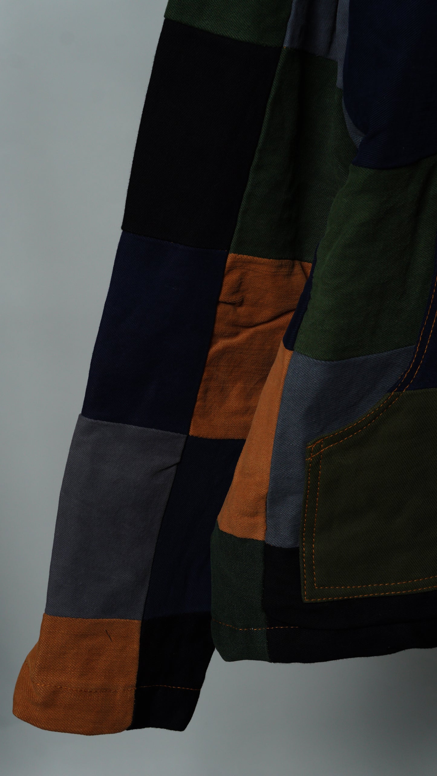 Upcycled Patchwork Jacket Size M