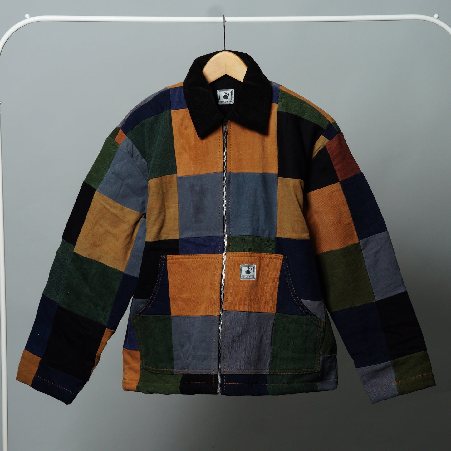 Upcycled Patchwork Jacket Size S