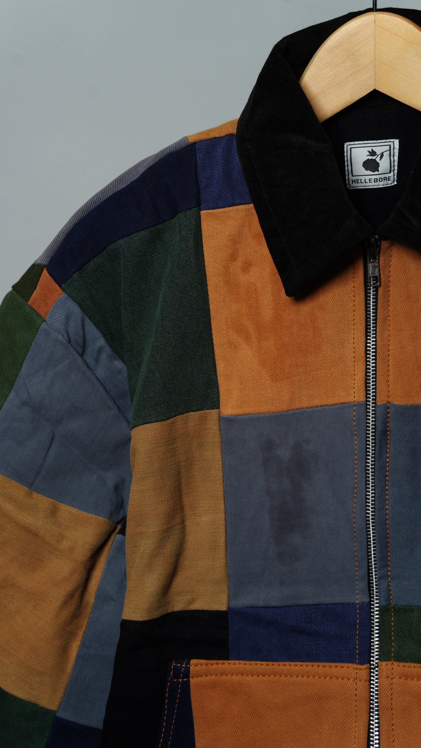 Upcycled Patchwork Jacket Size S