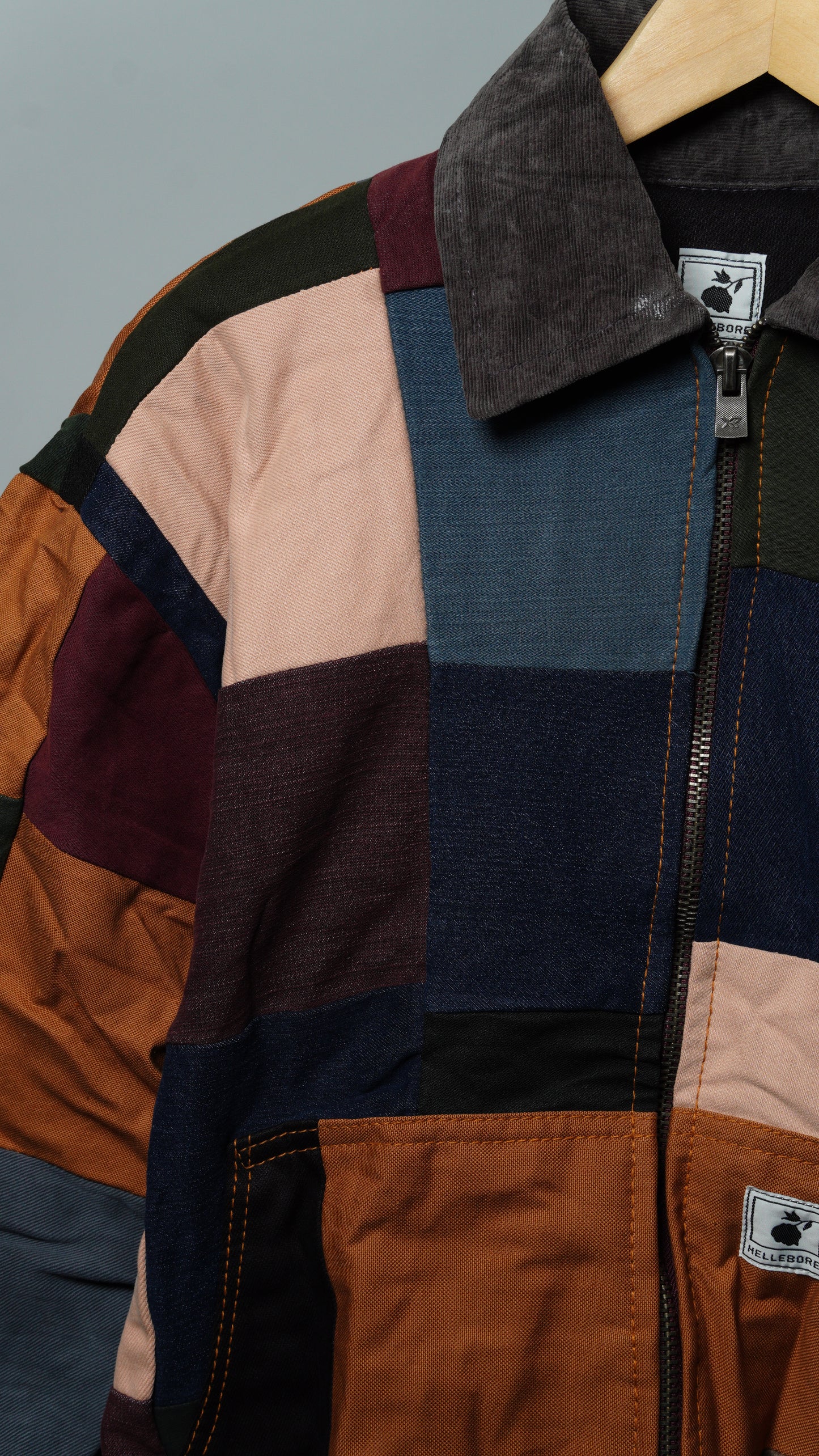 Upcycled Patchwork Jacket Size M