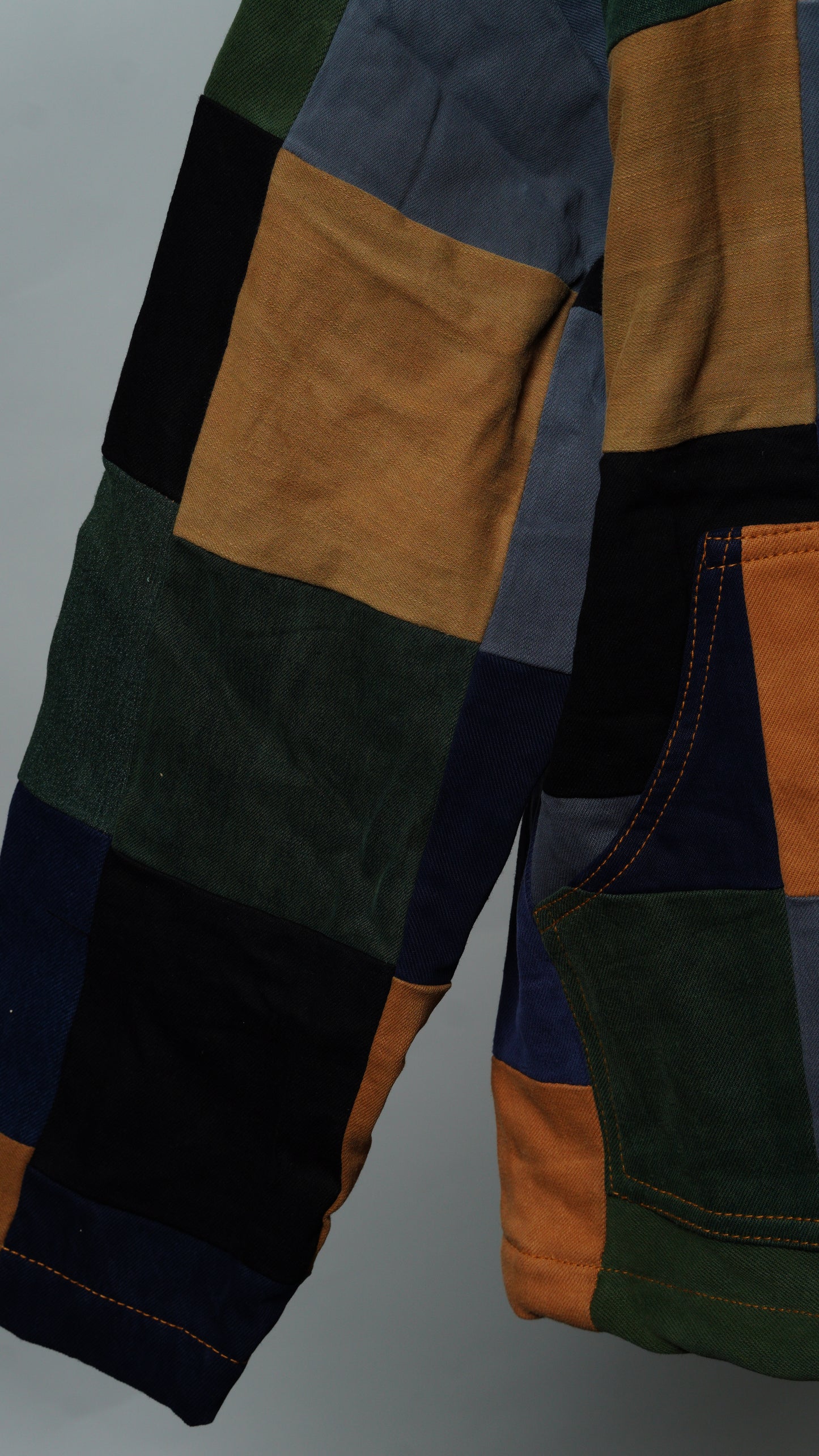 Upcycled Patchwork Jacket Size S