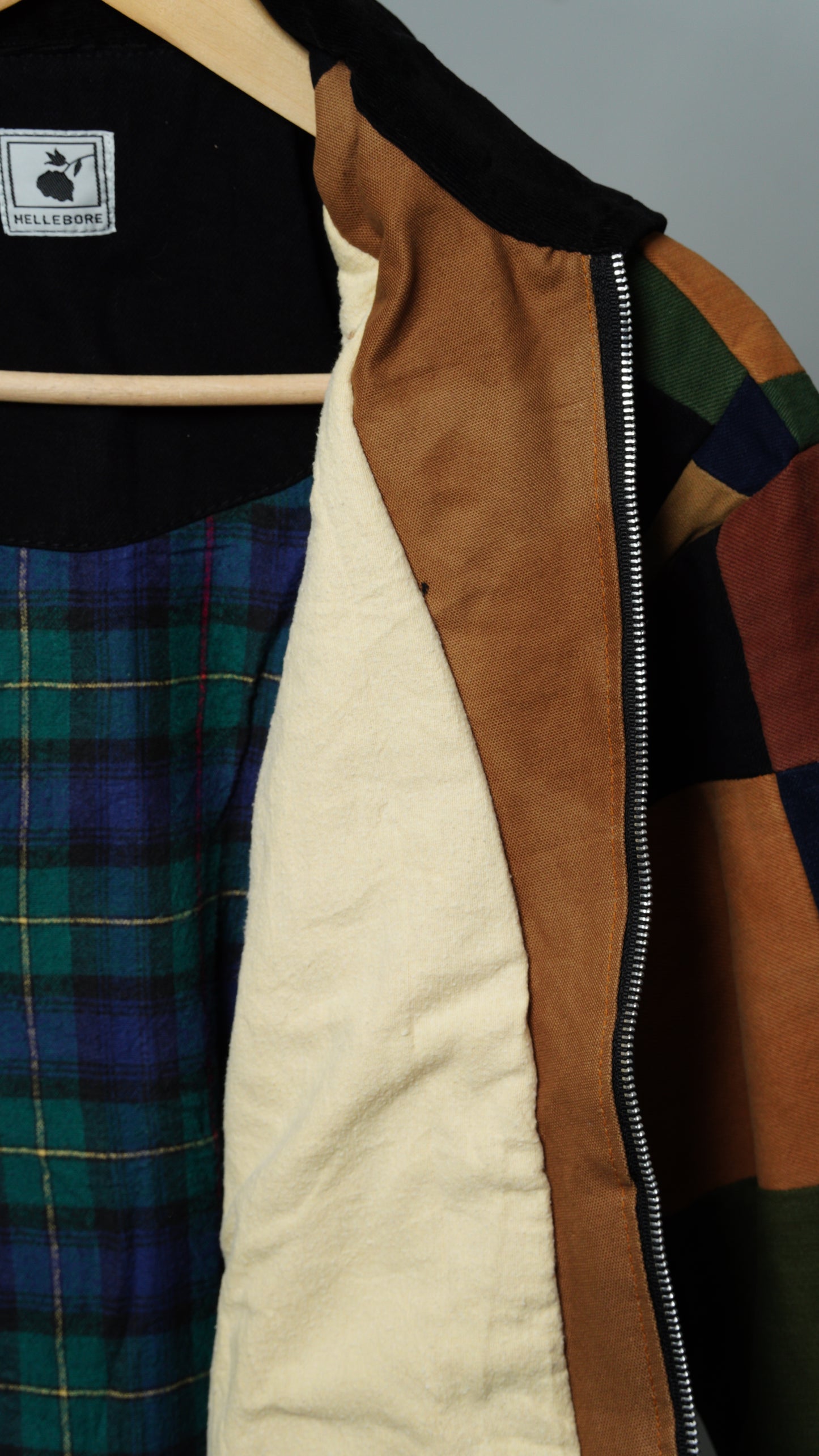 Upcycled Patchwork Jacket Size S