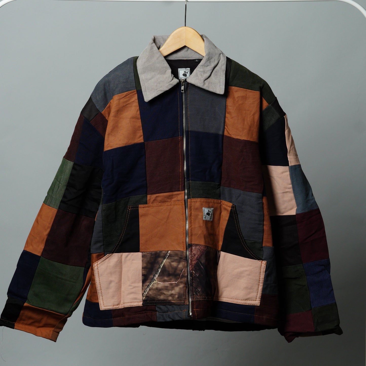 Upcycled Patchwork Jacket Size L