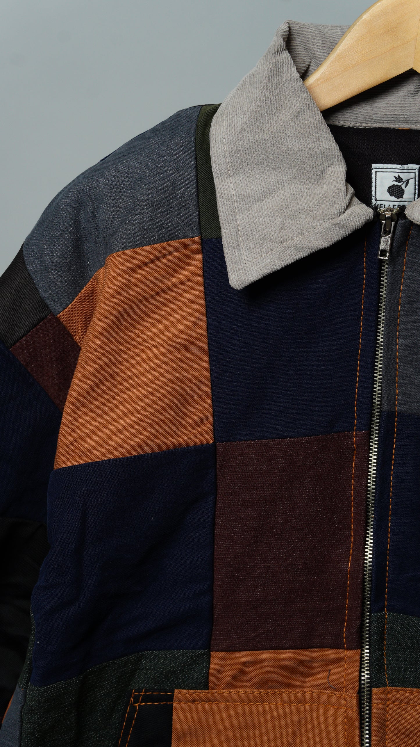 Upcycled Patchwork Jacket Size L