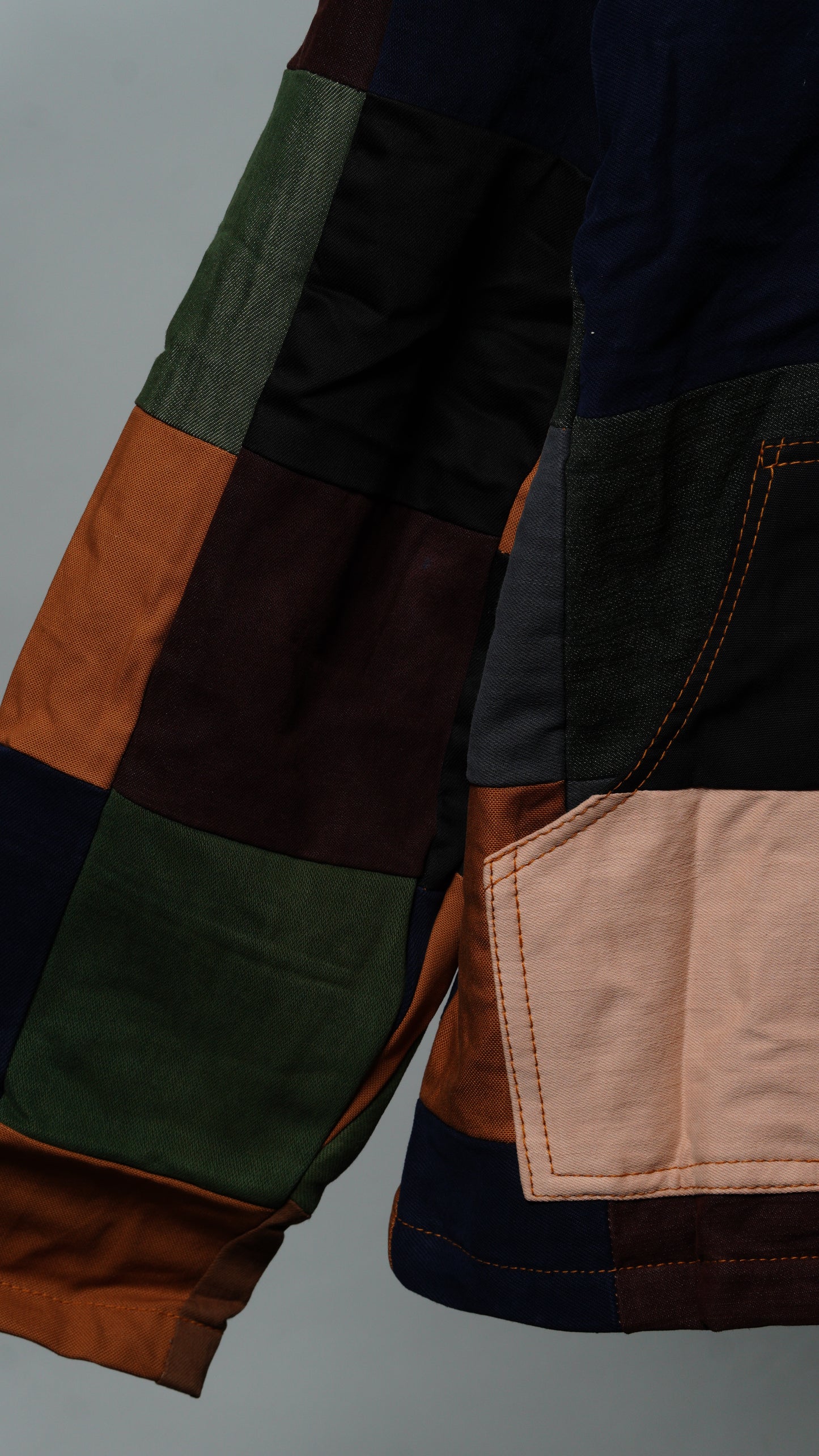 Upcycled Patchwork Jacket Size L