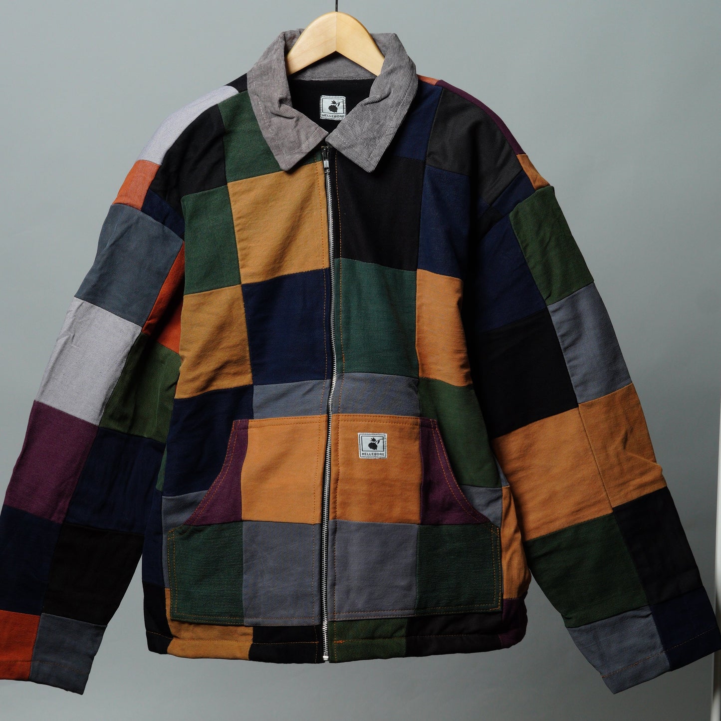 Upcycled Patchwork Jacket Size XL