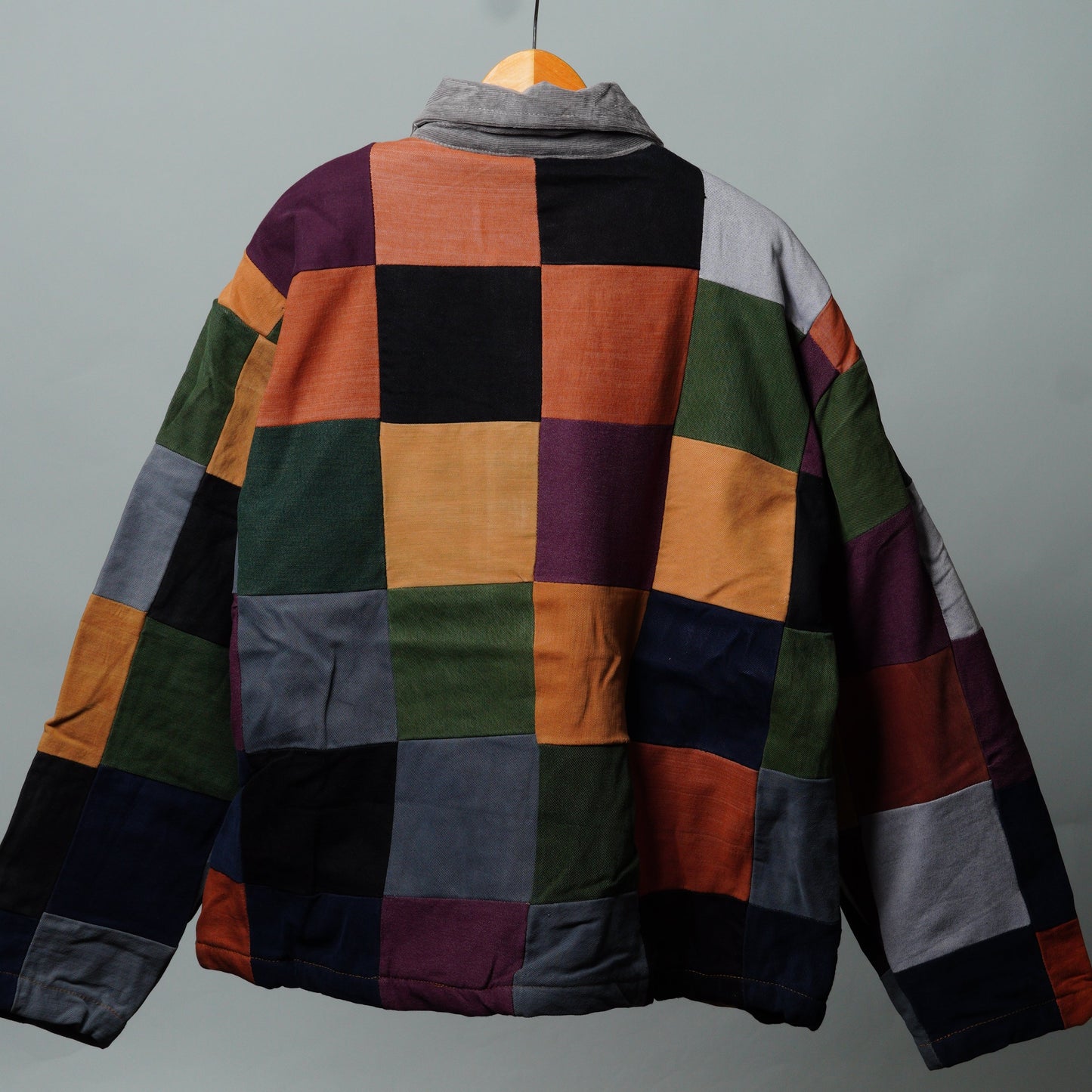 Upcycled Patchwork Jacket Size XL