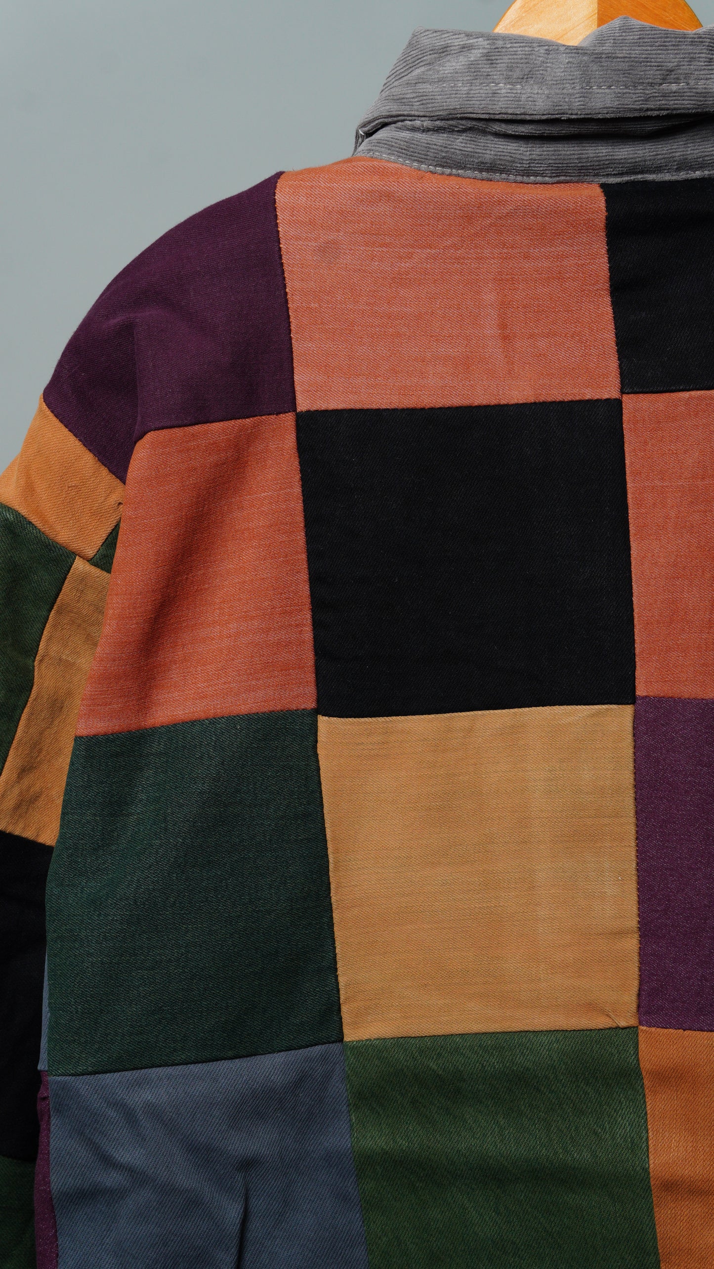 Upcycled Patchwork Jacket Size XL