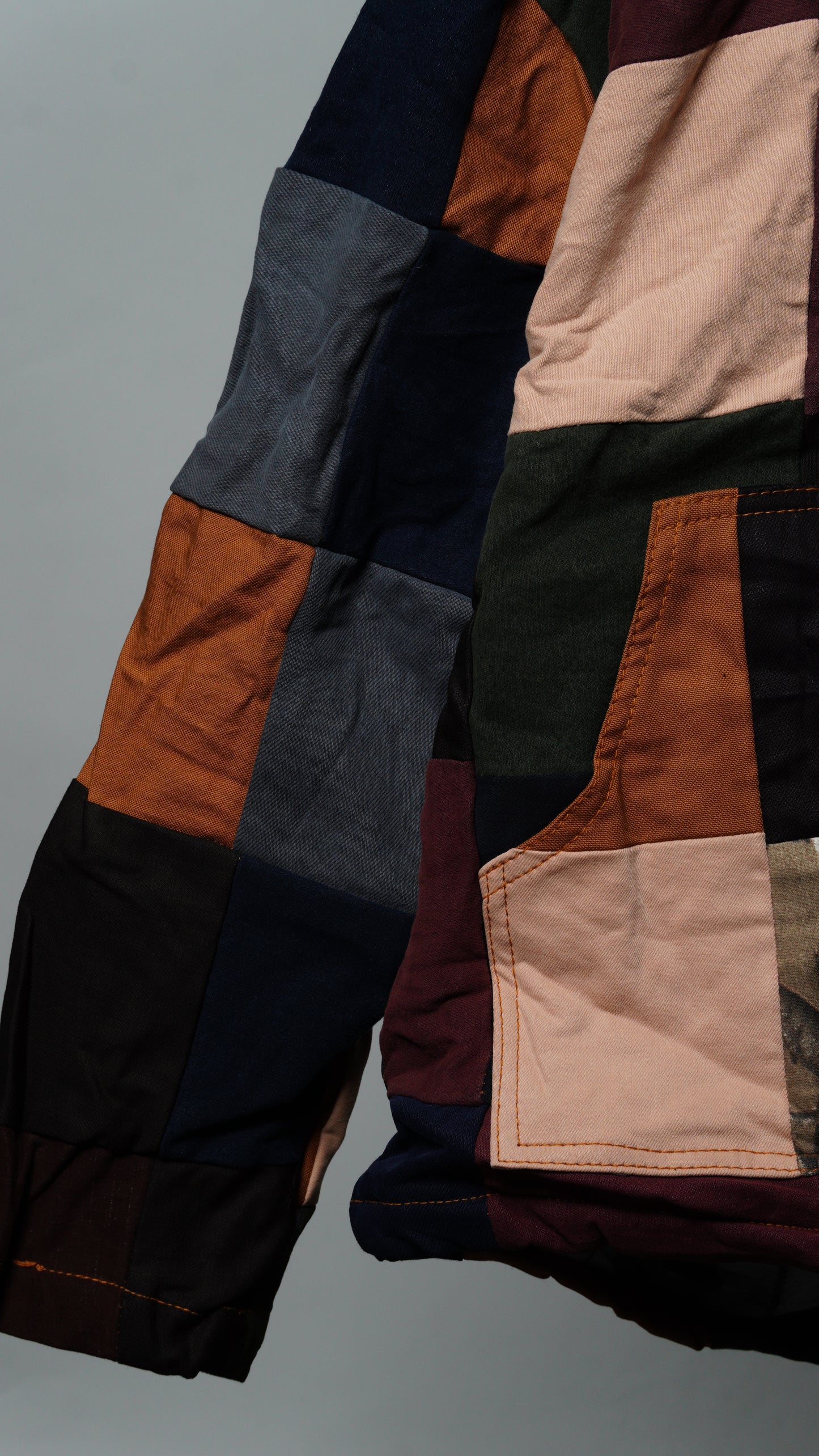 Upcycled Patchwork Jacket Size M