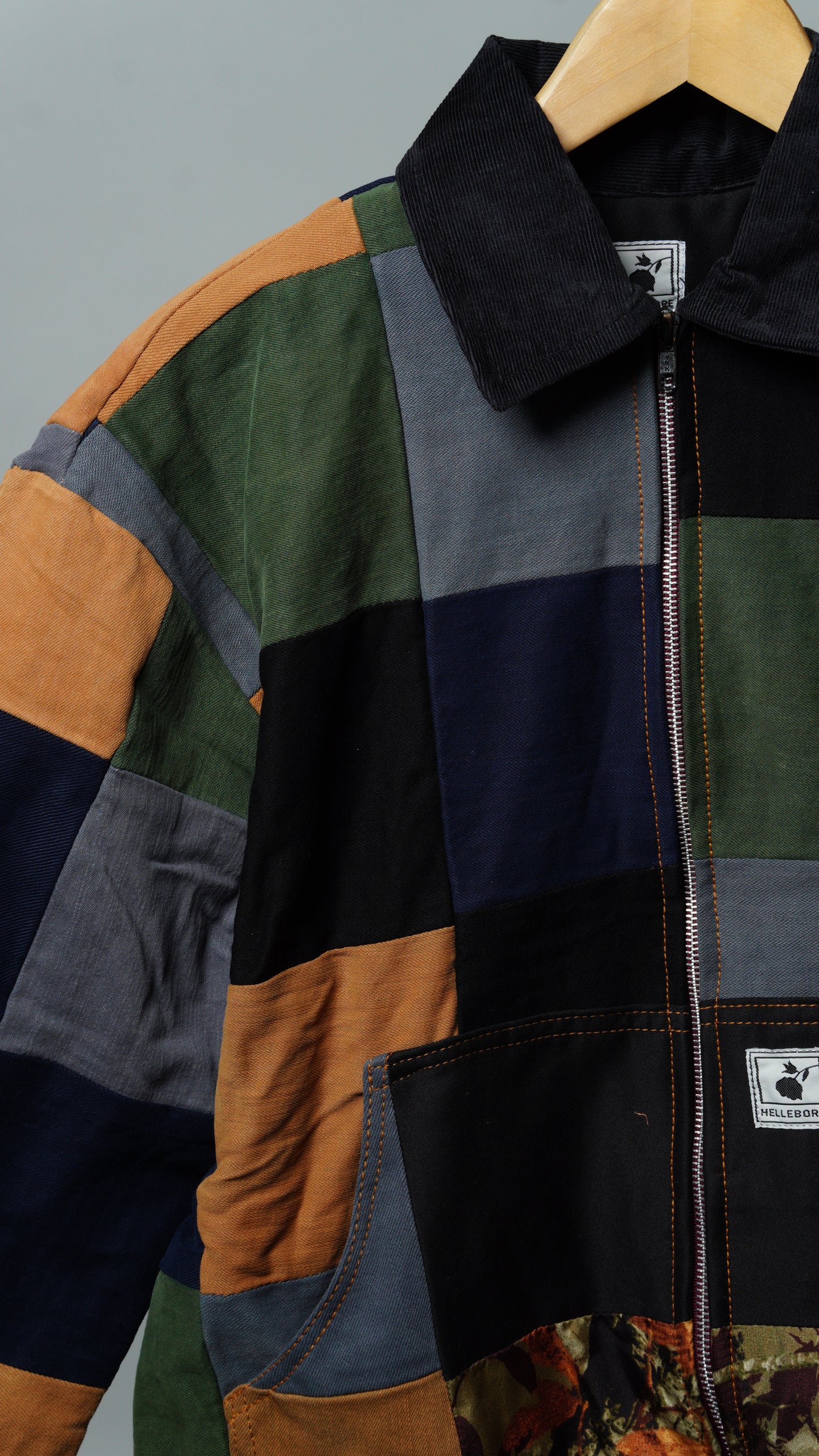 Upcycled Patchwork Jacket Size S