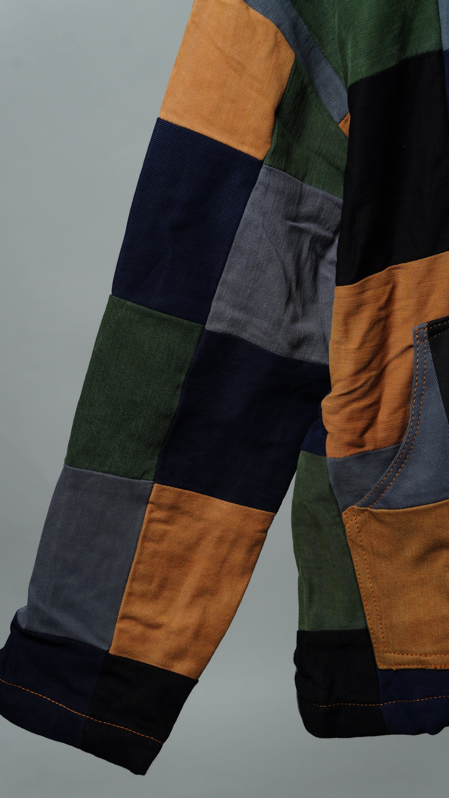 Upcycled Patchwork Jacket Size S