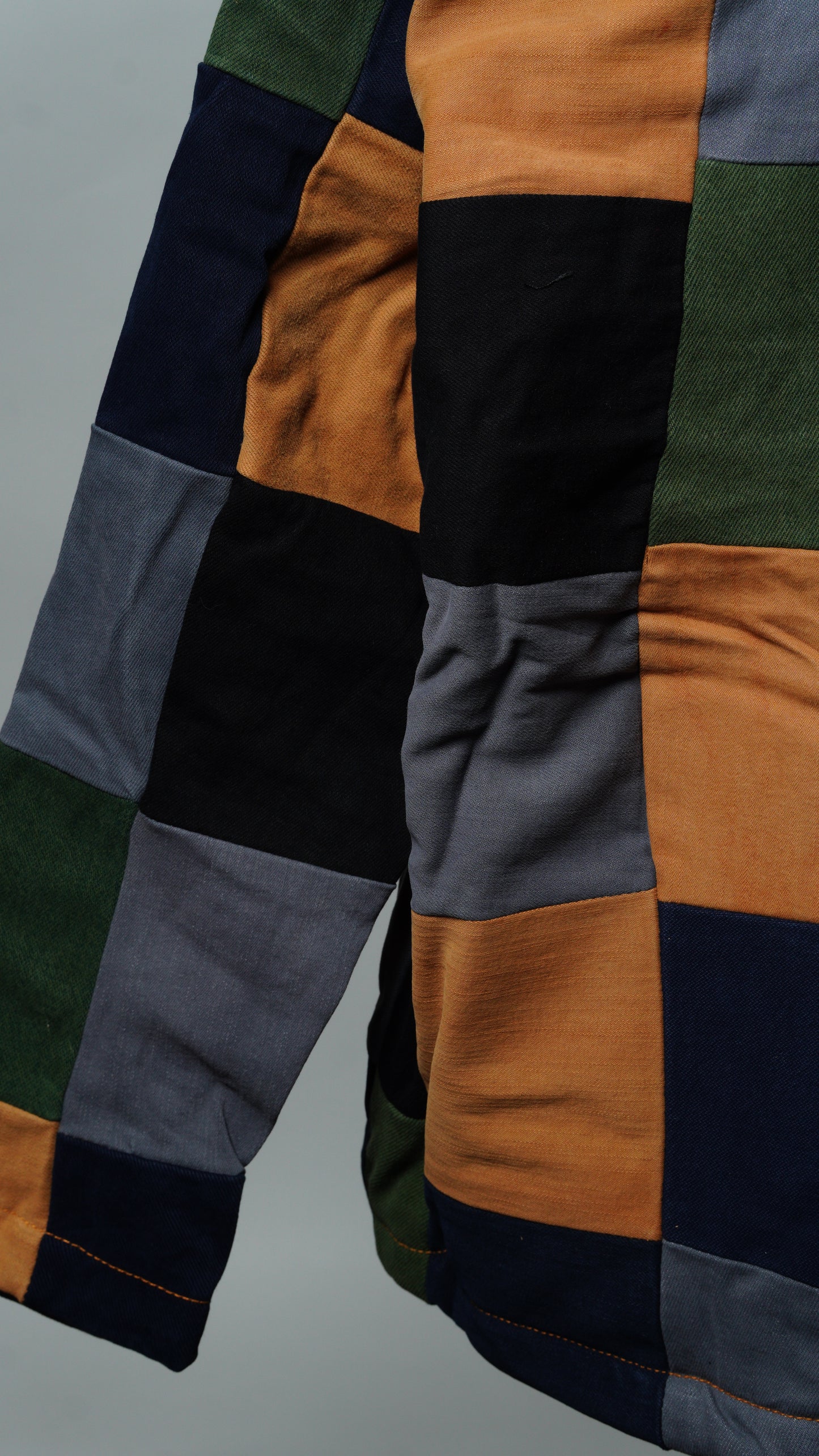 Upcycled Patchwork Jacket Size S