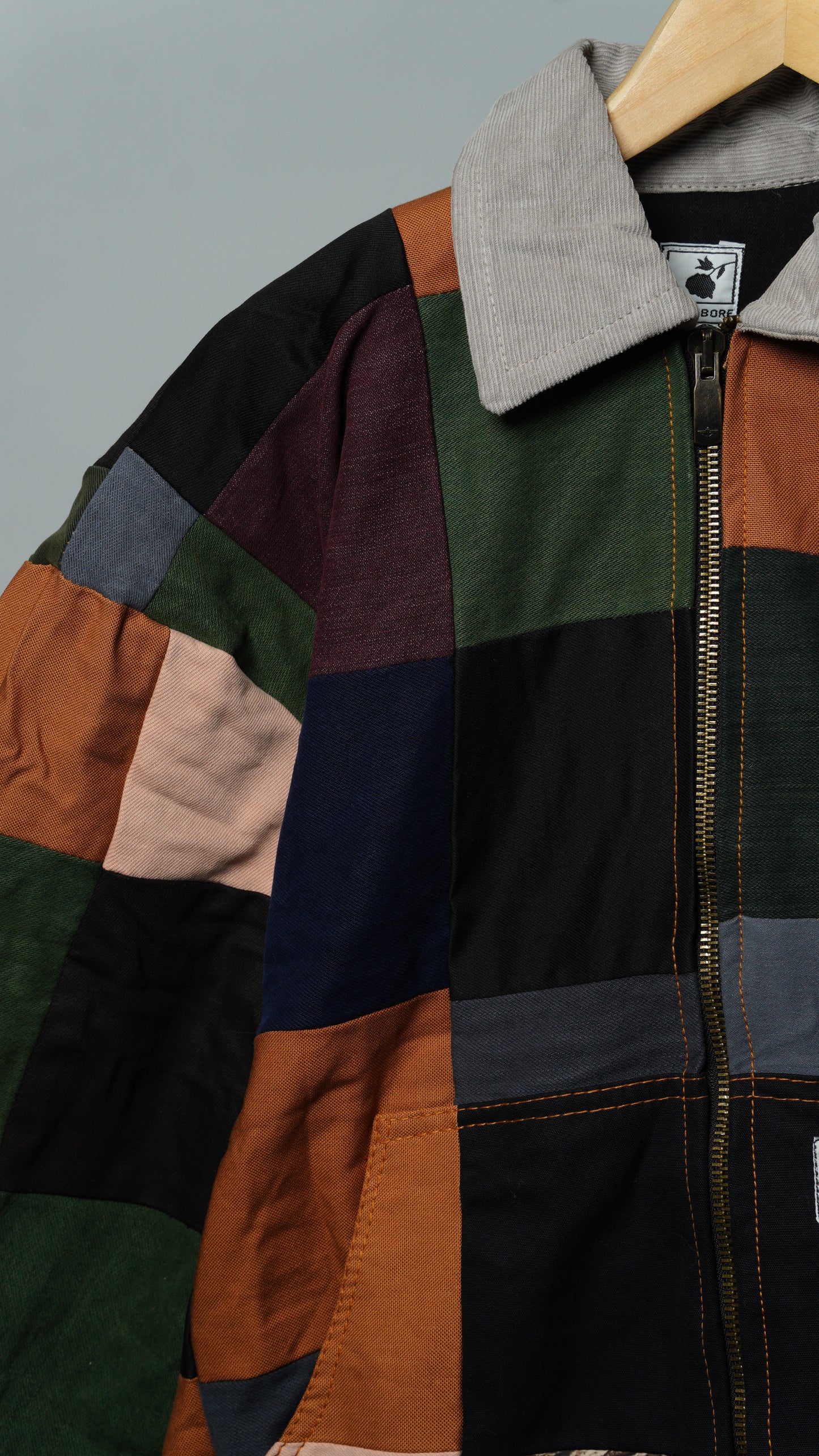 Upcycled Patchwork Jacket Size L