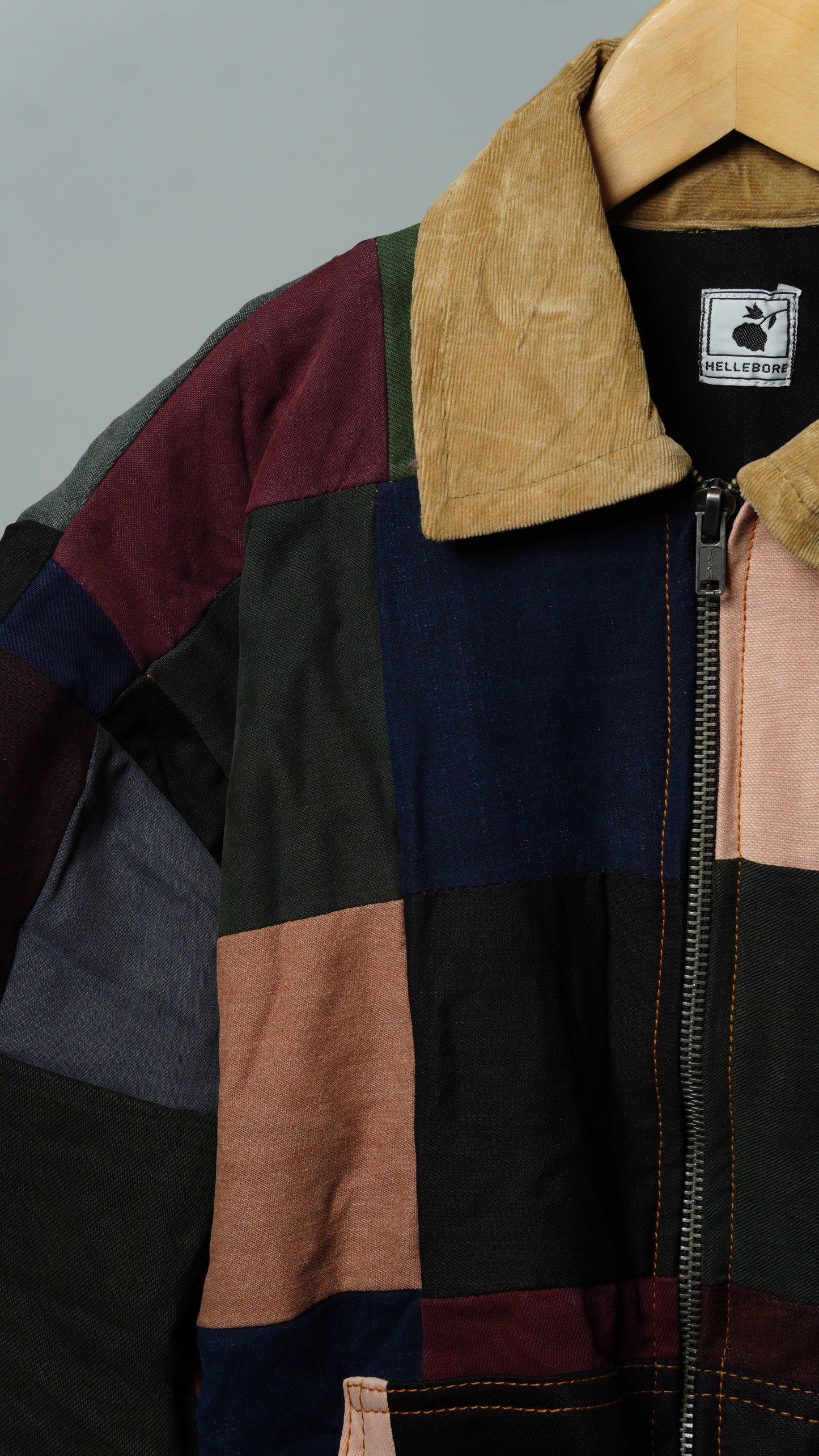 Upcycled Patchwork Jacket Size M