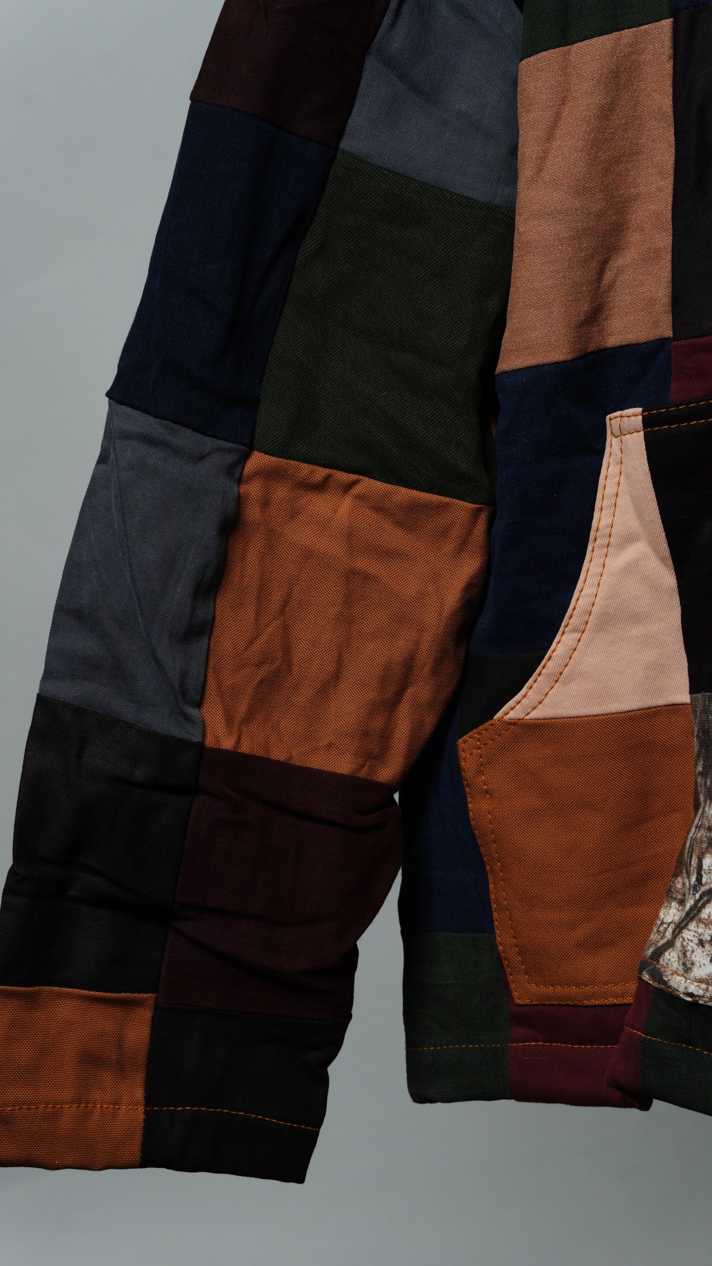 Upcycled Patchwork Jacket Size M