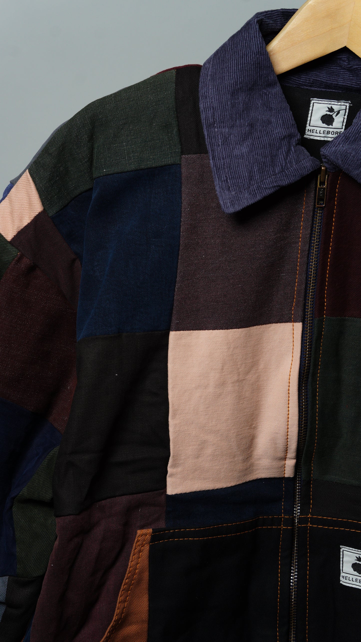 Upcycled Patchwork Jacket Size M