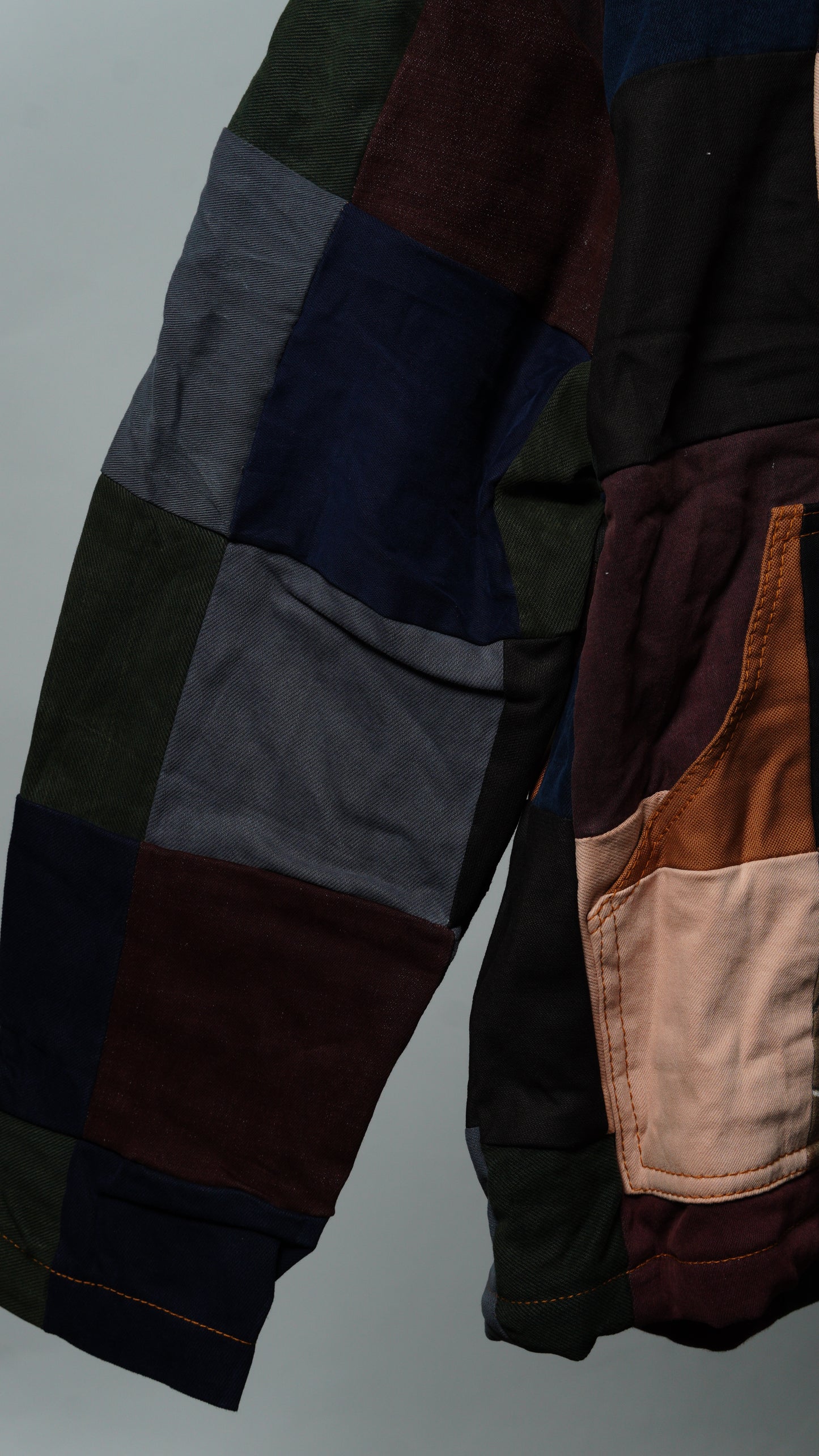 Upcycled Patchwork Jacket Size M