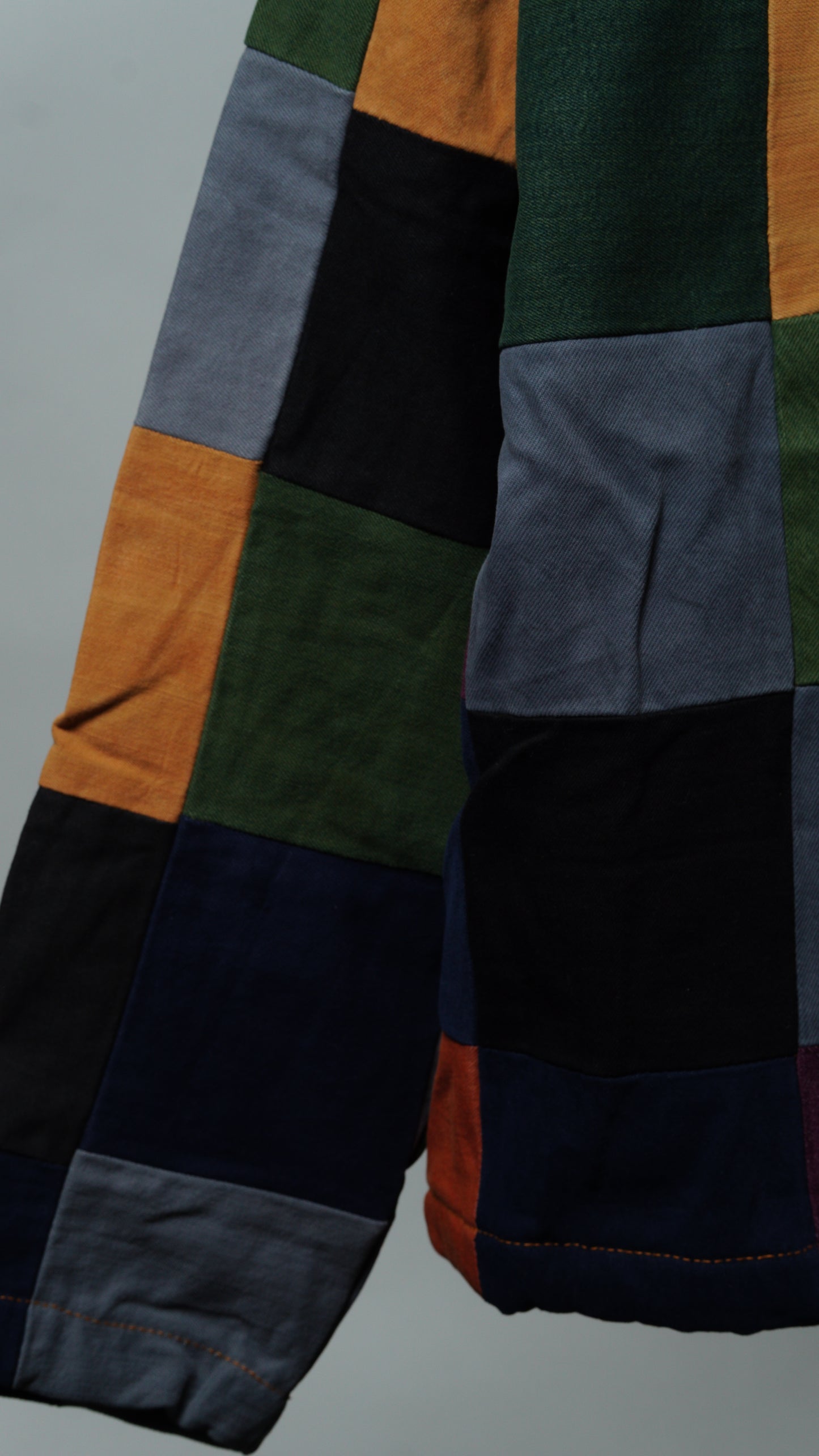 Upcycled Patchwork Jacket Size XL