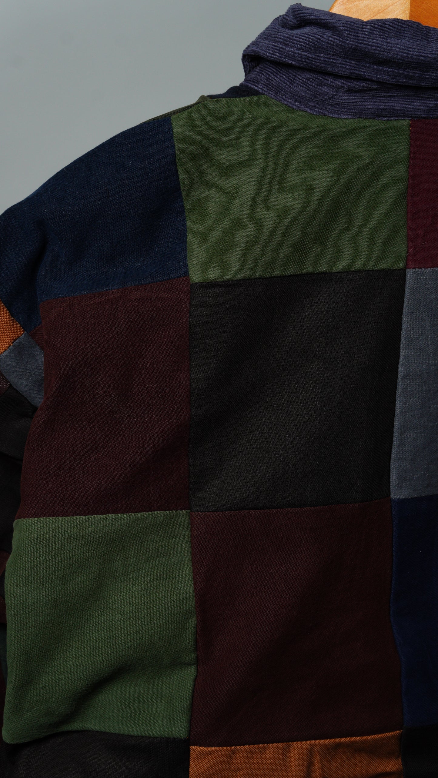 Upcycled Patchwork Jacket Size M