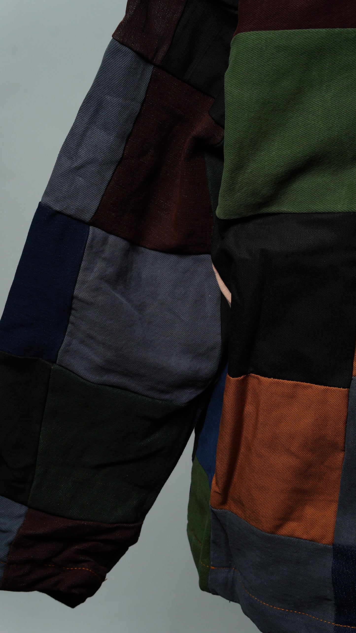 Upcycled Patchwork Jacket Size M