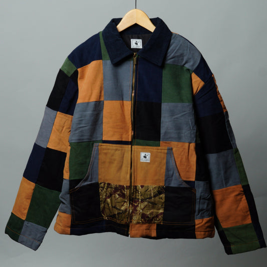 Upcycled Patchwork Jacket Size XL