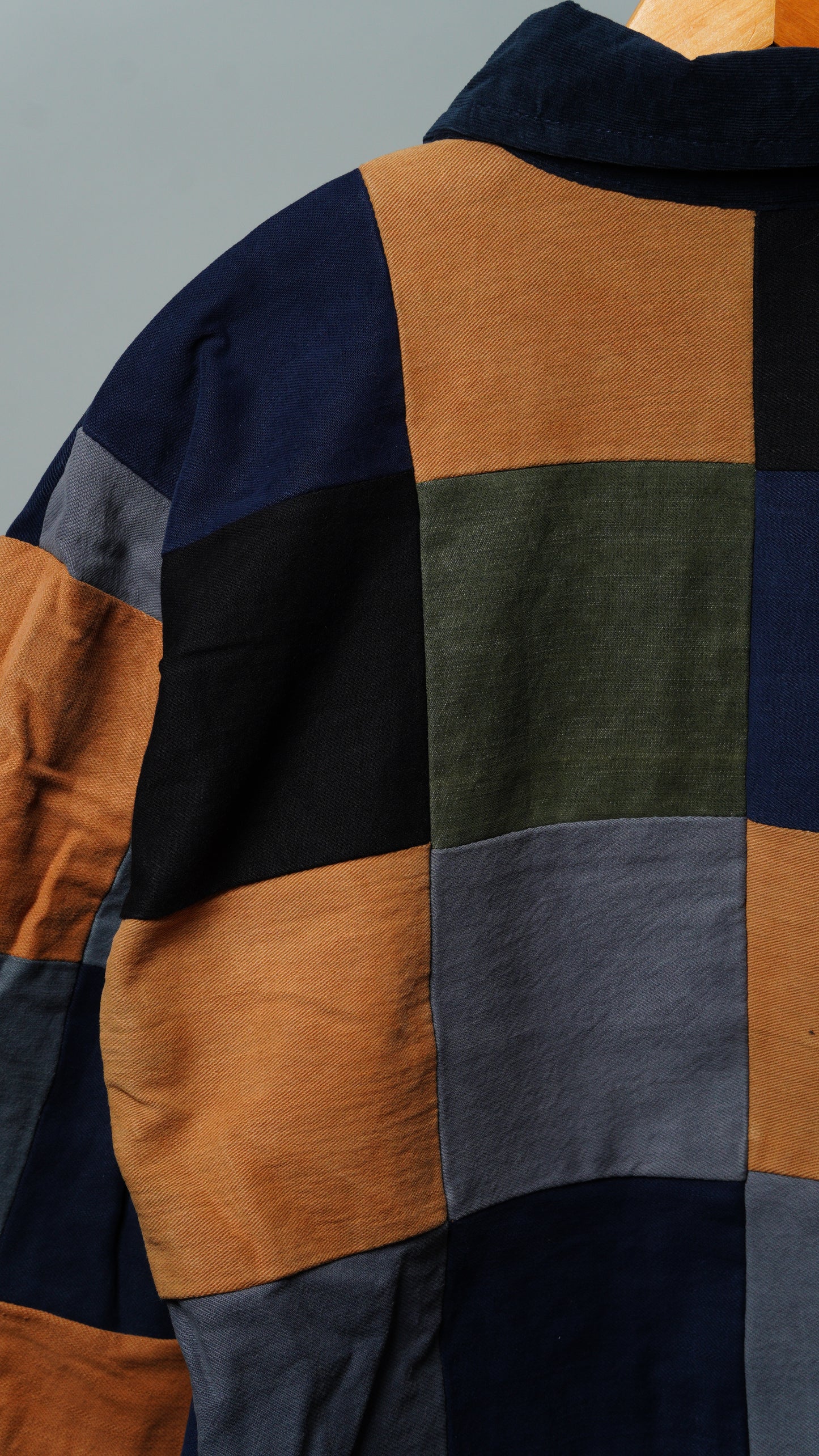 Upcycled Patchwork Jacket Size XL