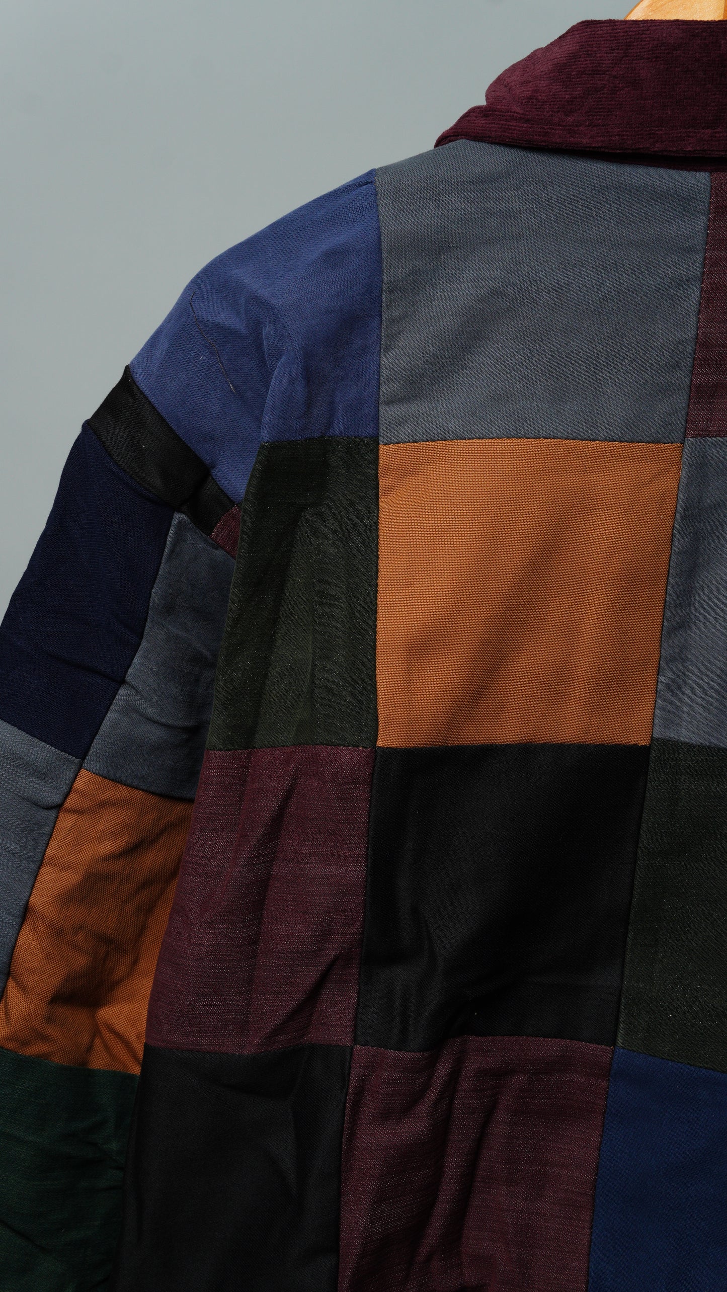 Upcycled Patchwork Jacket Size XL